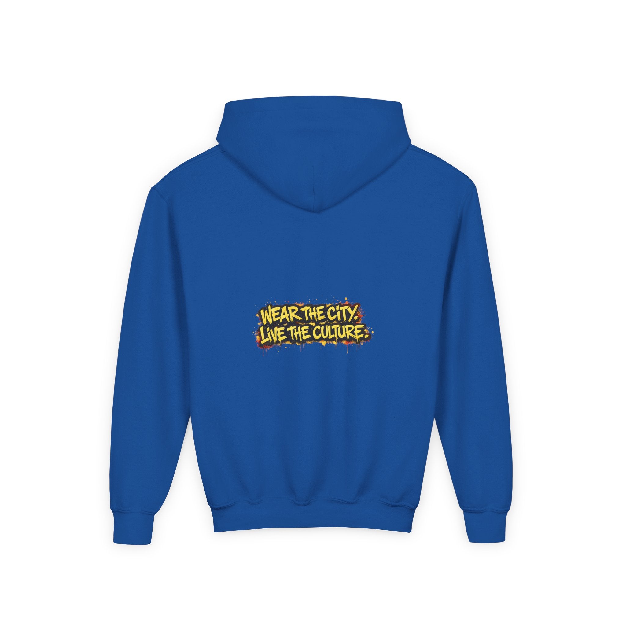 UrbanyX Youth Hoodie — UrbanX Graffiti Crown "Wear the City, Live the Culture" Streetwear