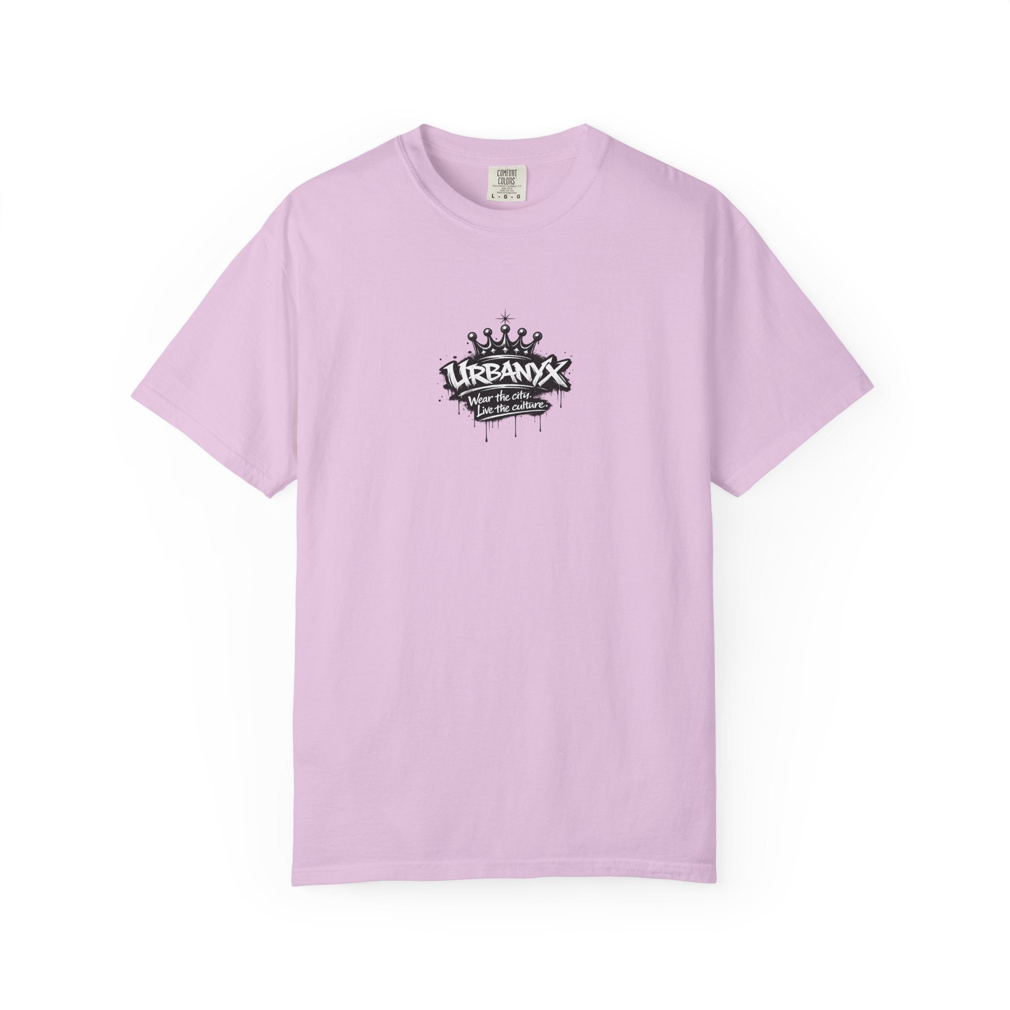 UrbanX Crown Logo T-Shirt — Small Chest Graphic Streetwear Tee