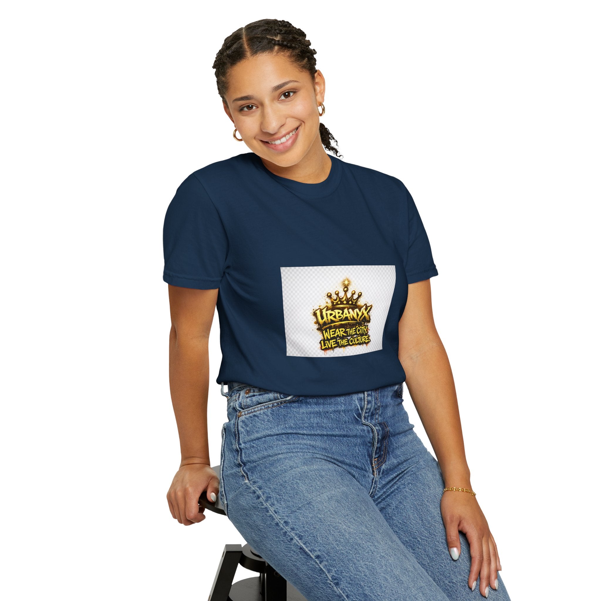 Urbanyx Crown T-Shirt — "Wear the City, Live the Culture" Streetwear Tee