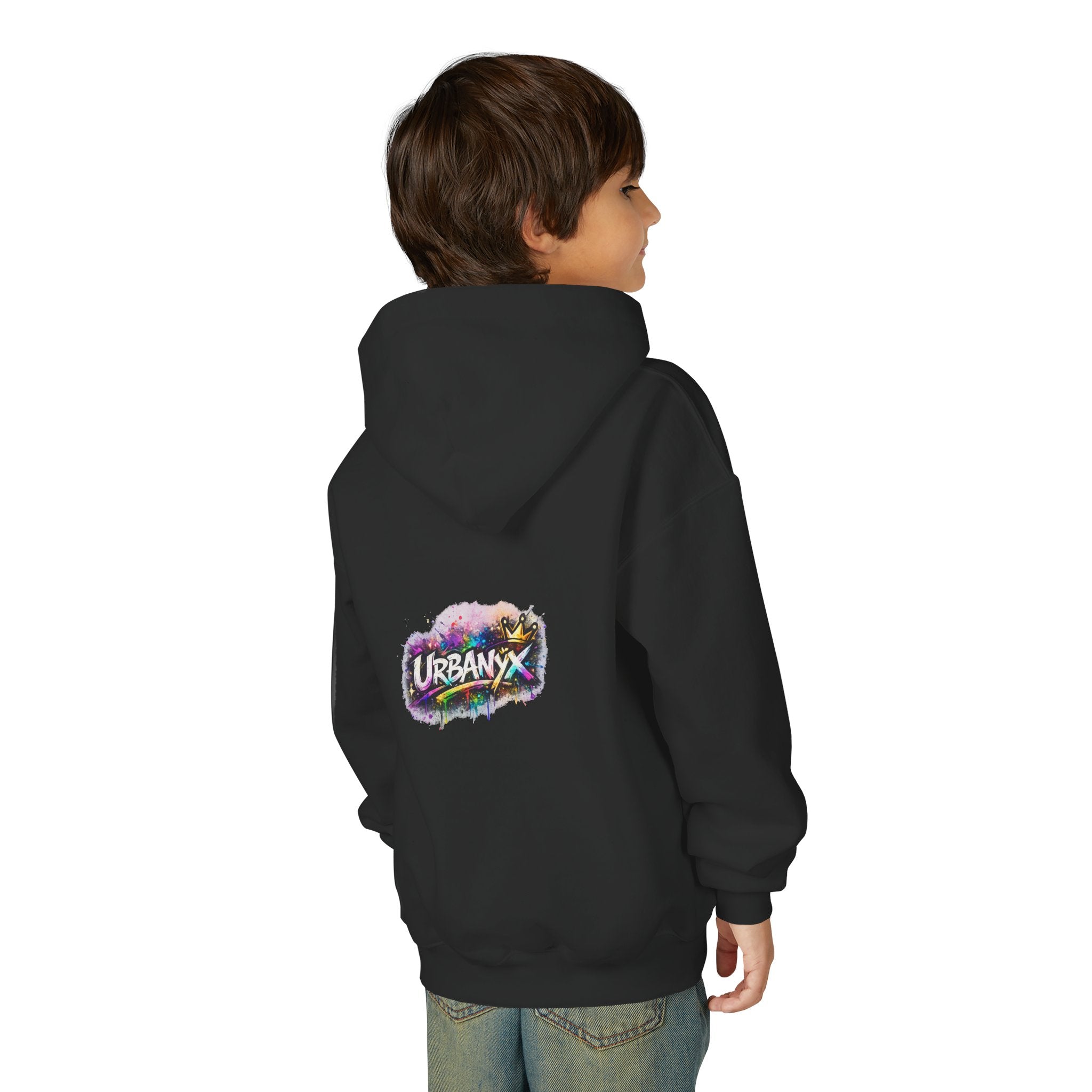 Urbanyx Youth Hoodie with Urban Graffiti 'UrbanX' Logo