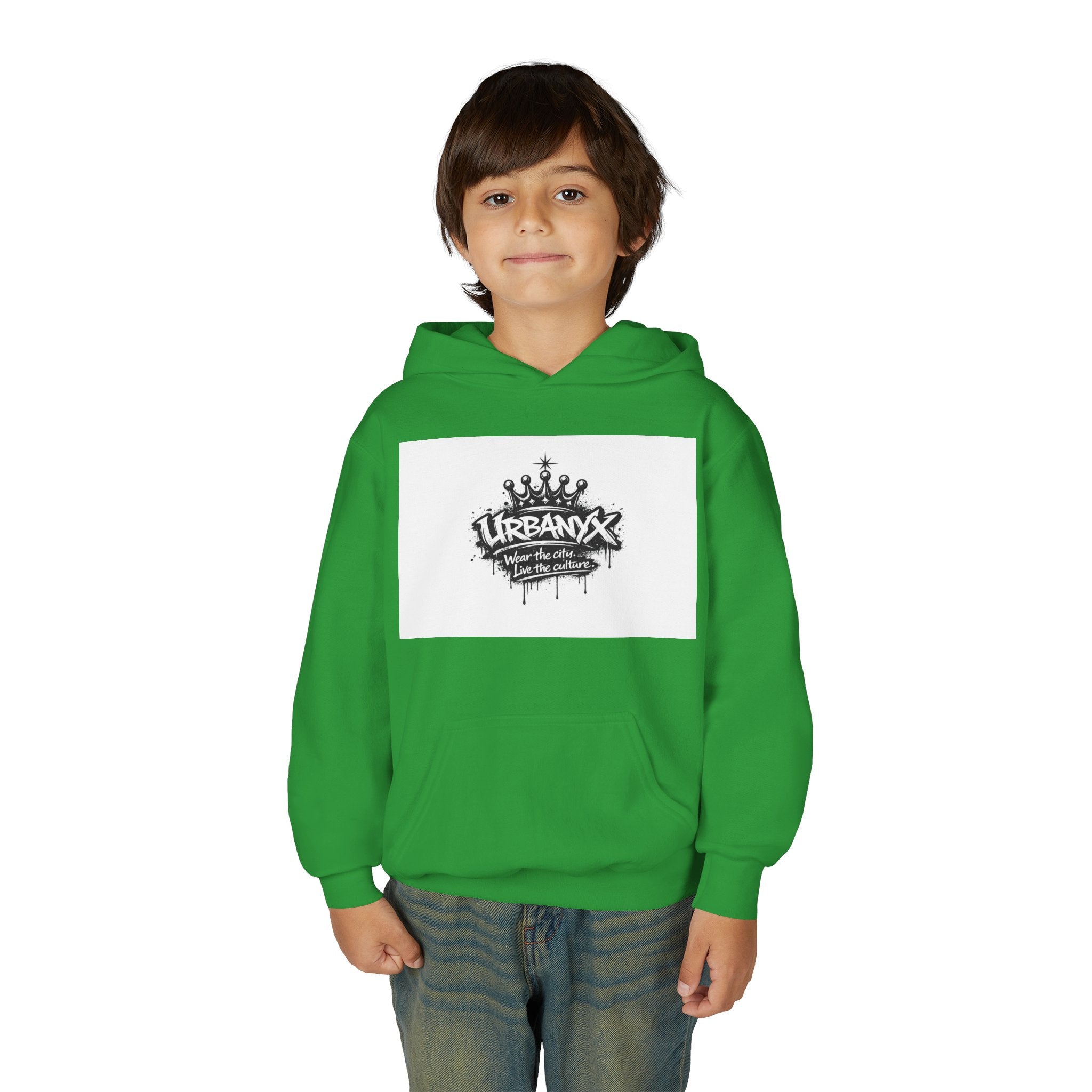 Urbanyx Youth Hoodie with Urban Graffiti 'UrbanX' Logo