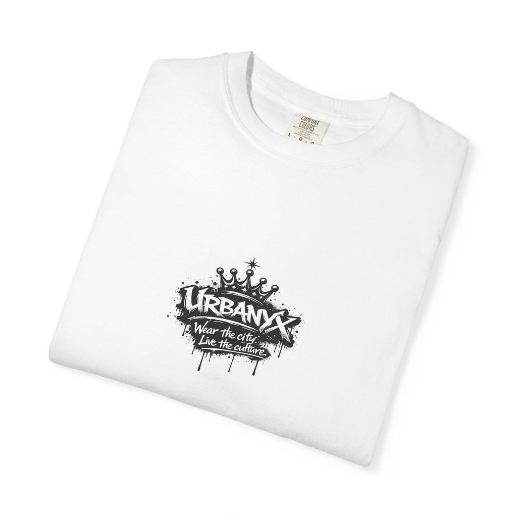 Urban Crown Graphic T-Shirt — "URBANYC" Distressed Logo Tee
