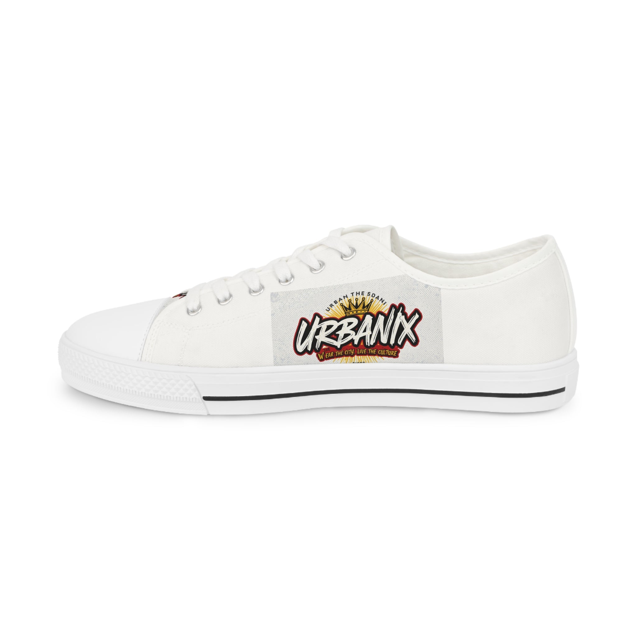 Urbanyv Low Top Sneakers — Urban Graffiti Logo Casual Shoes