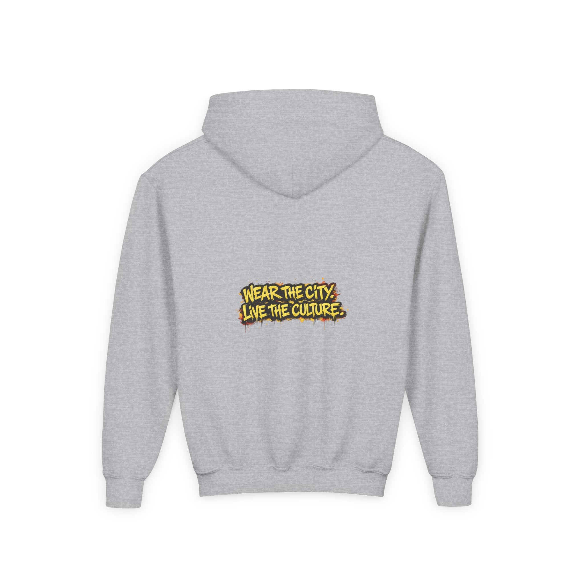 UrbanyX Youth Hoodie — UrbanX Graffiti Crown "Wear the City, Live the Culture" Streetwear