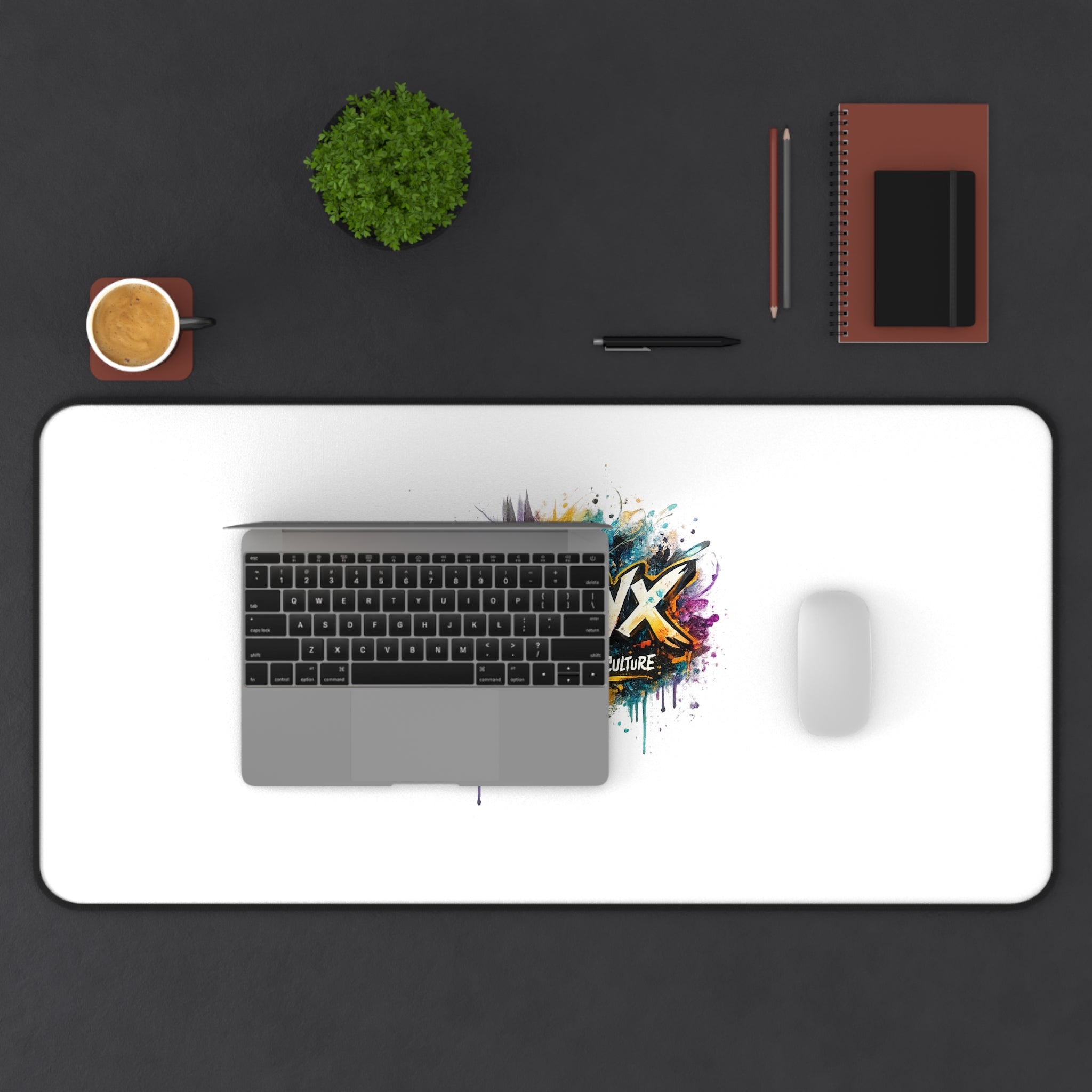 Urbanyx Desk Mat — UrbanX Graffiti Logo Desk Mat ("Urbanx: Where the City Lives the Culture")
