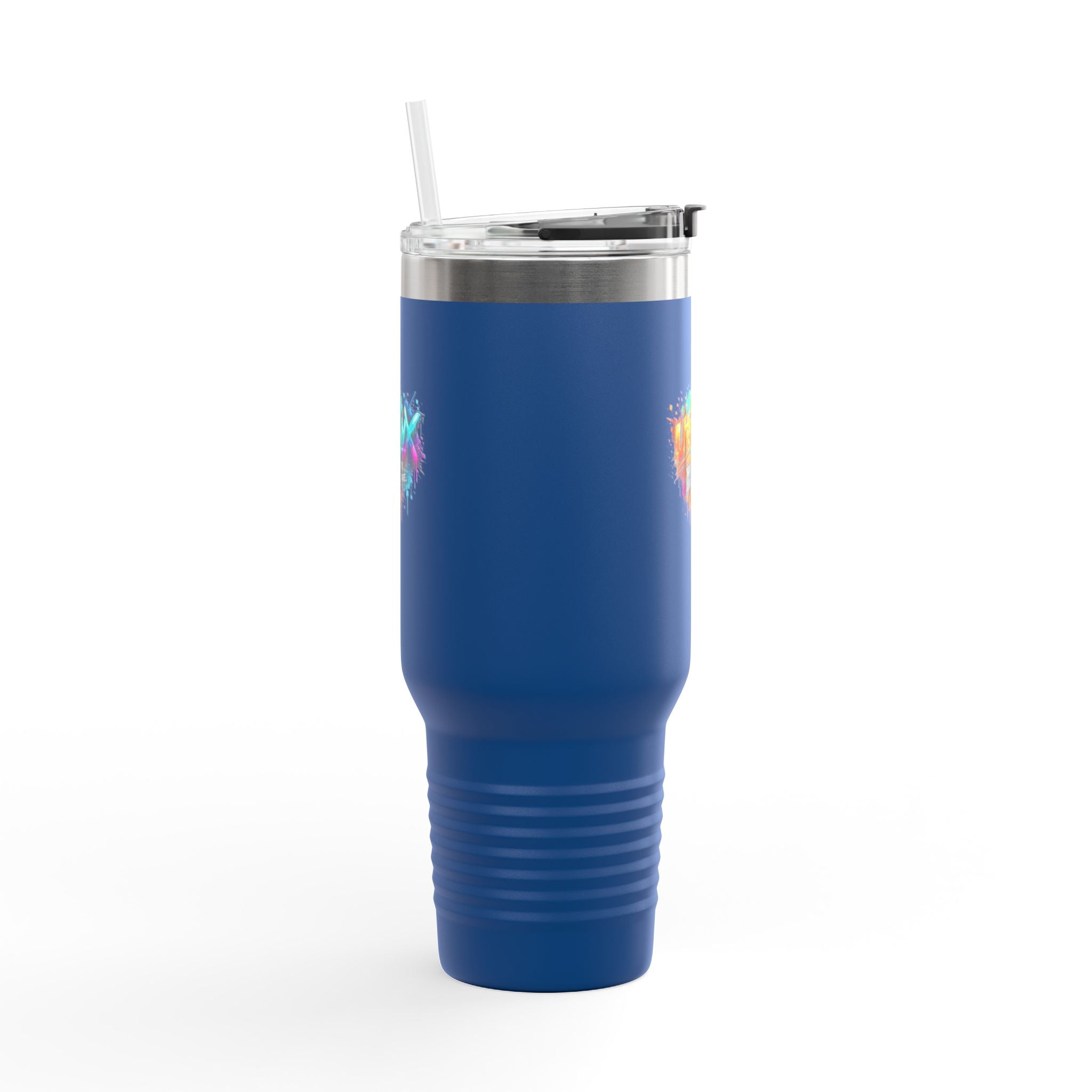 Urbanyx 40oz Insulated Travel Mug — Urban Graffiti 'Urban X' Colorful Logo