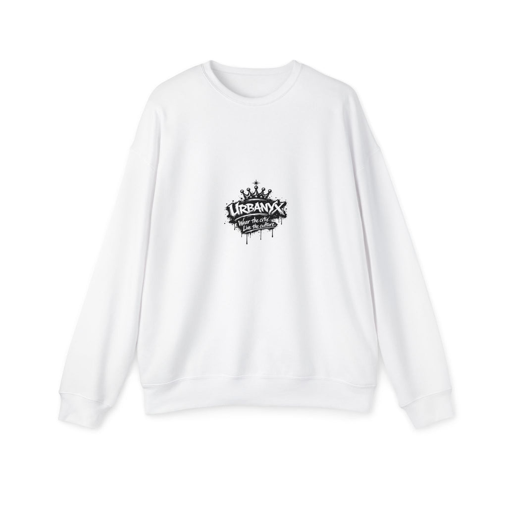 UrbanyX Streetwear Sweatshirt — "Wear the City, Live the Culture" Graphic Crewneck