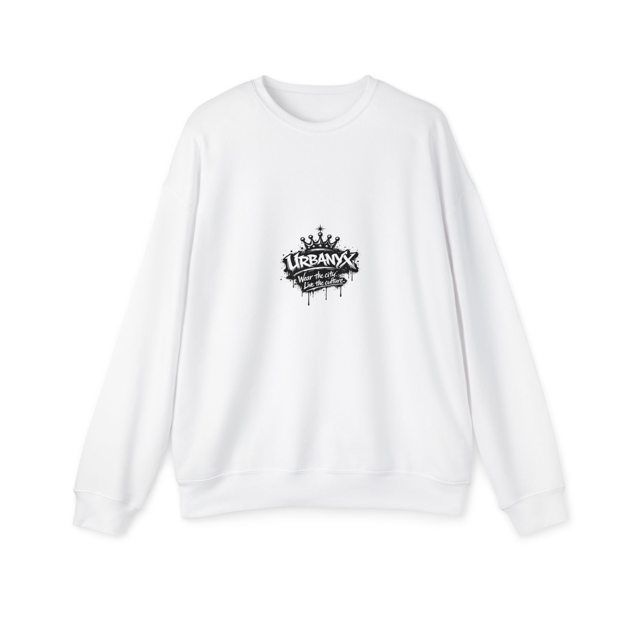 UrbanyX Streetwear Sweatshirt — "Wear the City, Live the Culture" Graphic Crewneck