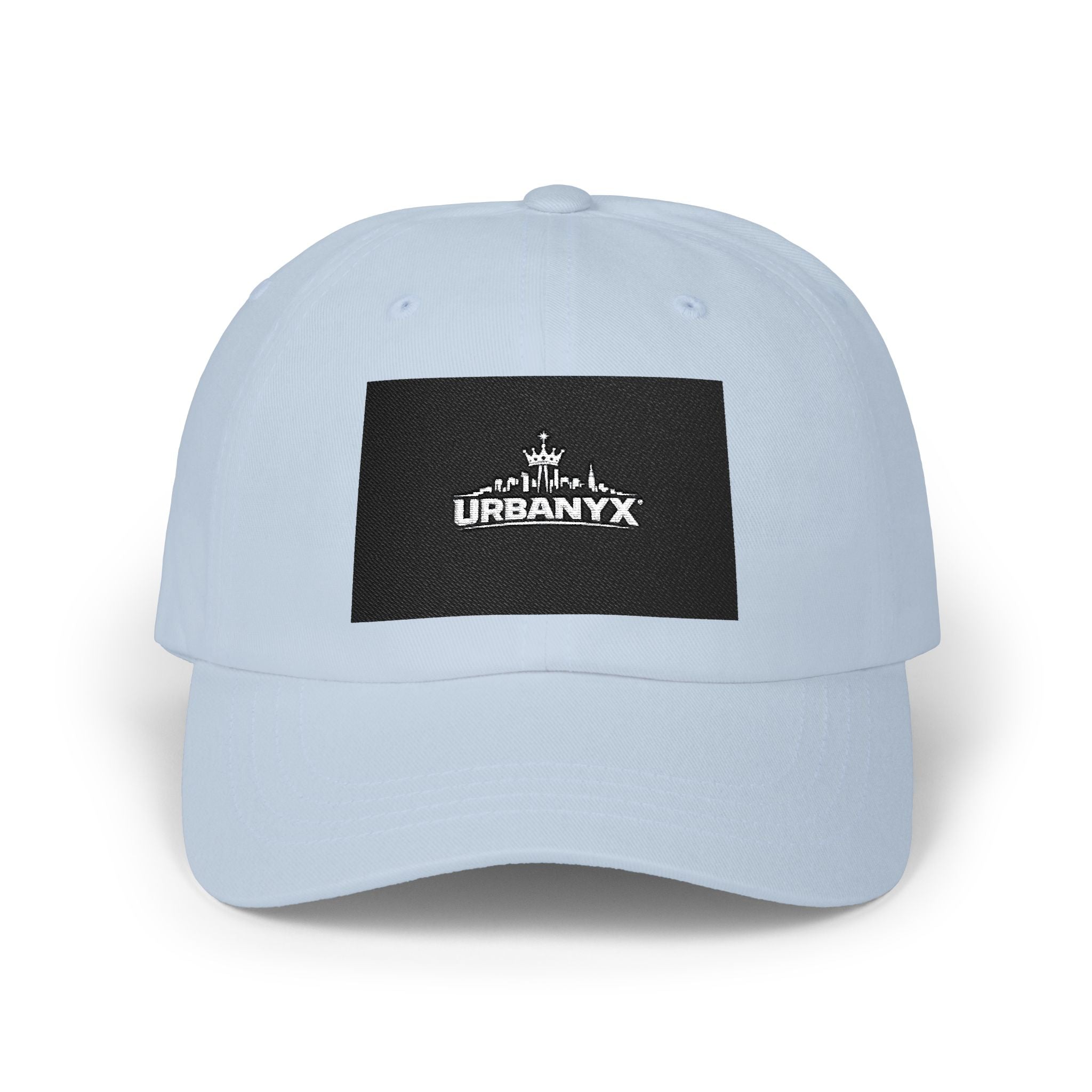 Classic Dad Cap — Urbanyx Black Logo Embroidered Baseball Hat