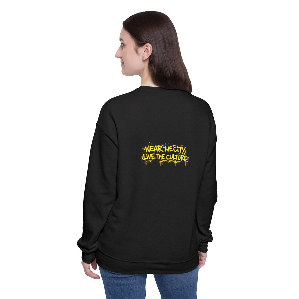 UrbanyX Streetwear Sweatshirt — "Wear the City, Live the Culture" Graphic Crewneck