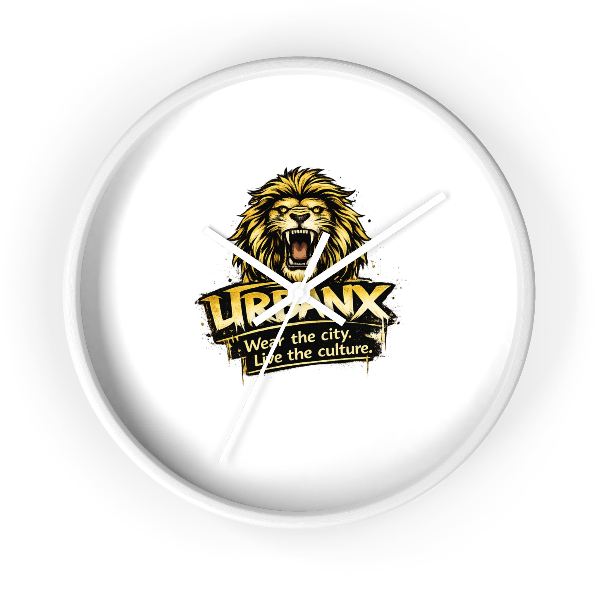 Urbanyx Wall Clock — UrbanX "Wear the city, Live the culture" Decorative Clock