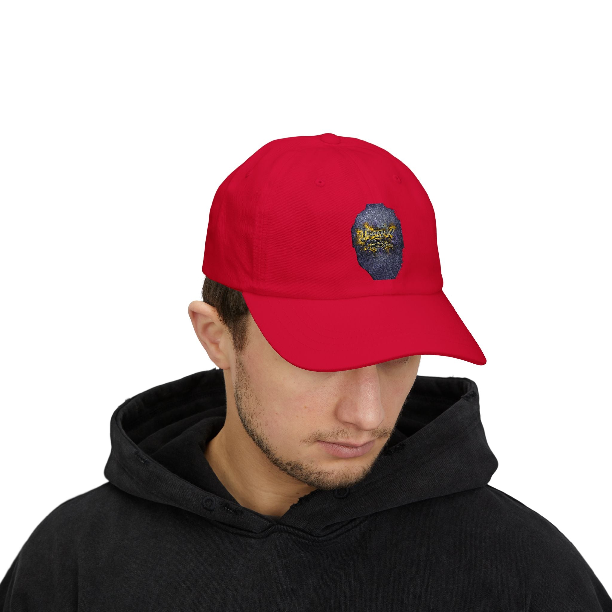 Urbanyx — Purple Glitter Jar Design "Thanks A Bunch" Embroidered Hat