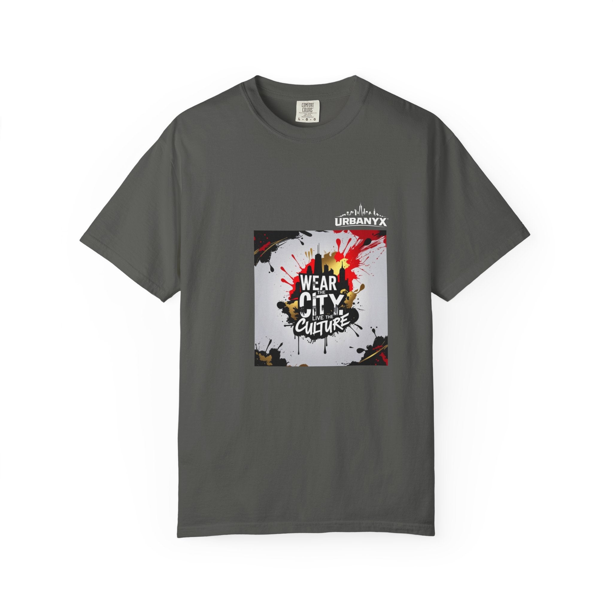 UrbanyX City Culture Splash T-Shirt — "Wear City Culture" Graphic Tee