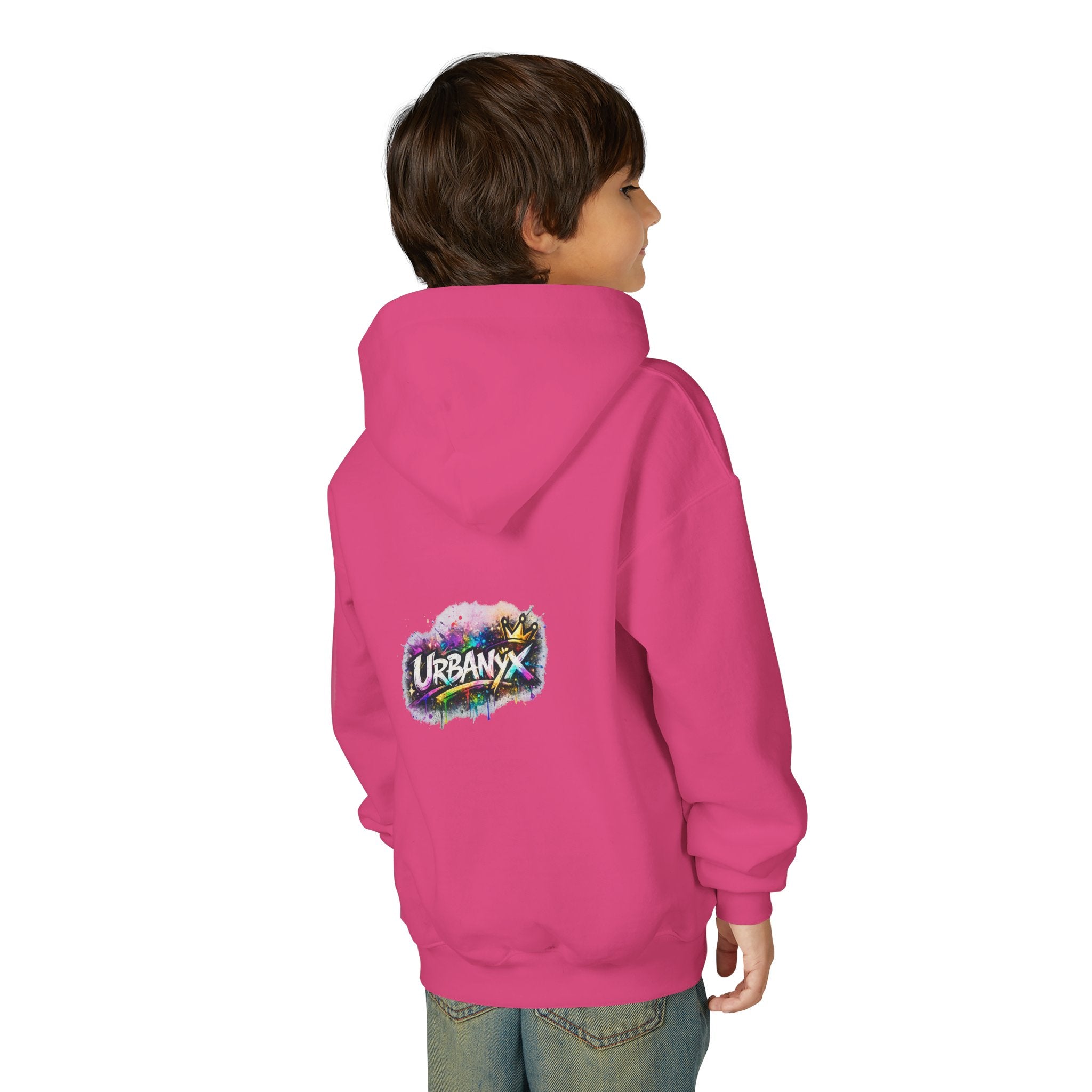 Urbanyx Youth Hoodie with Urban Graffiti 'UrbanX' Logo