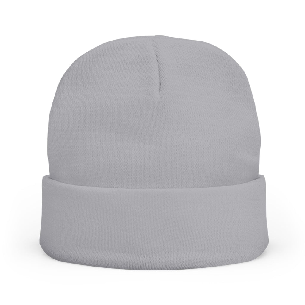 Urbanyx Embroidered Lion Crest Knit Beanie — Urban Vintage Logo Winter Hat