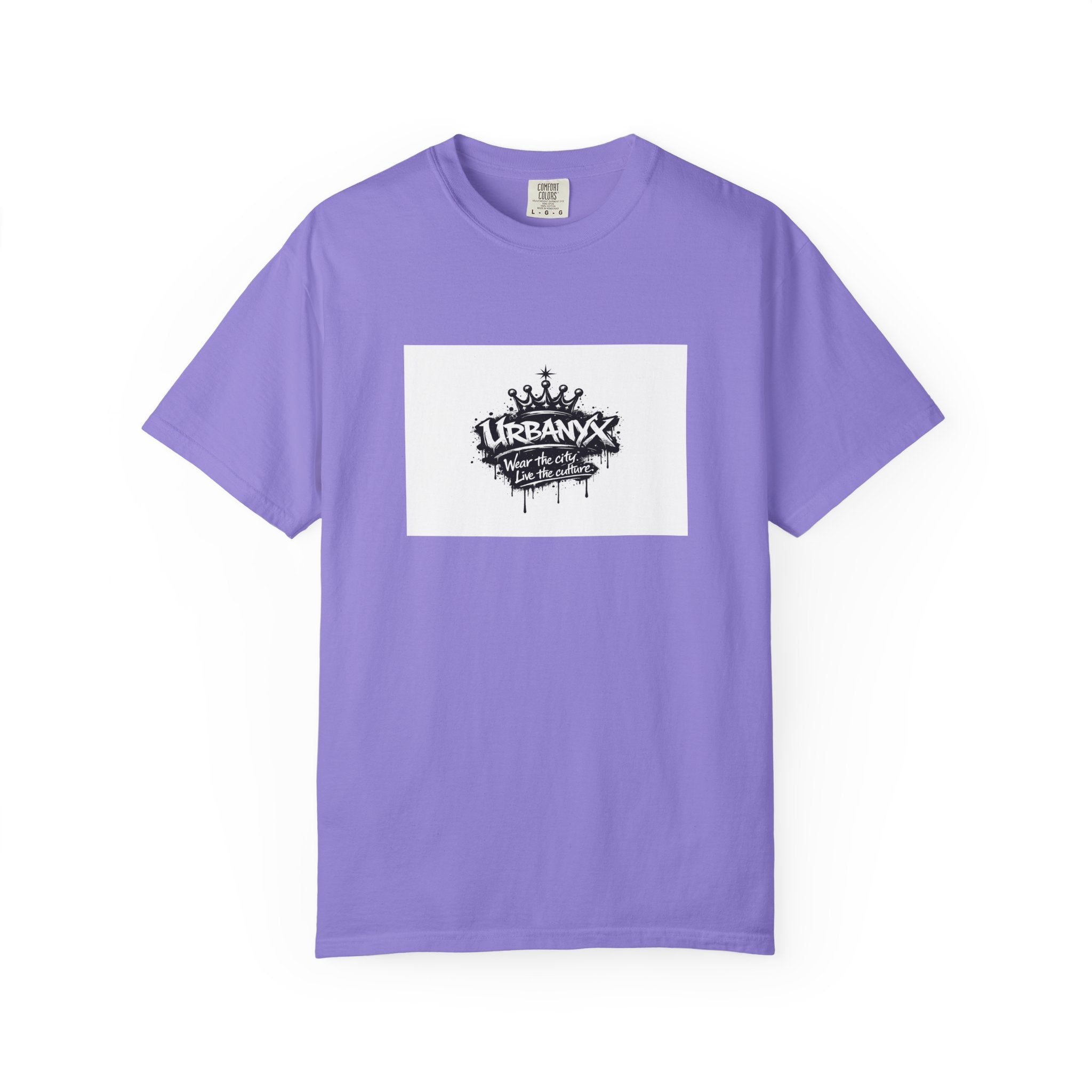 Urban Crown Graphic T-Shirt — "URBANYC" Distressed Logo Tee