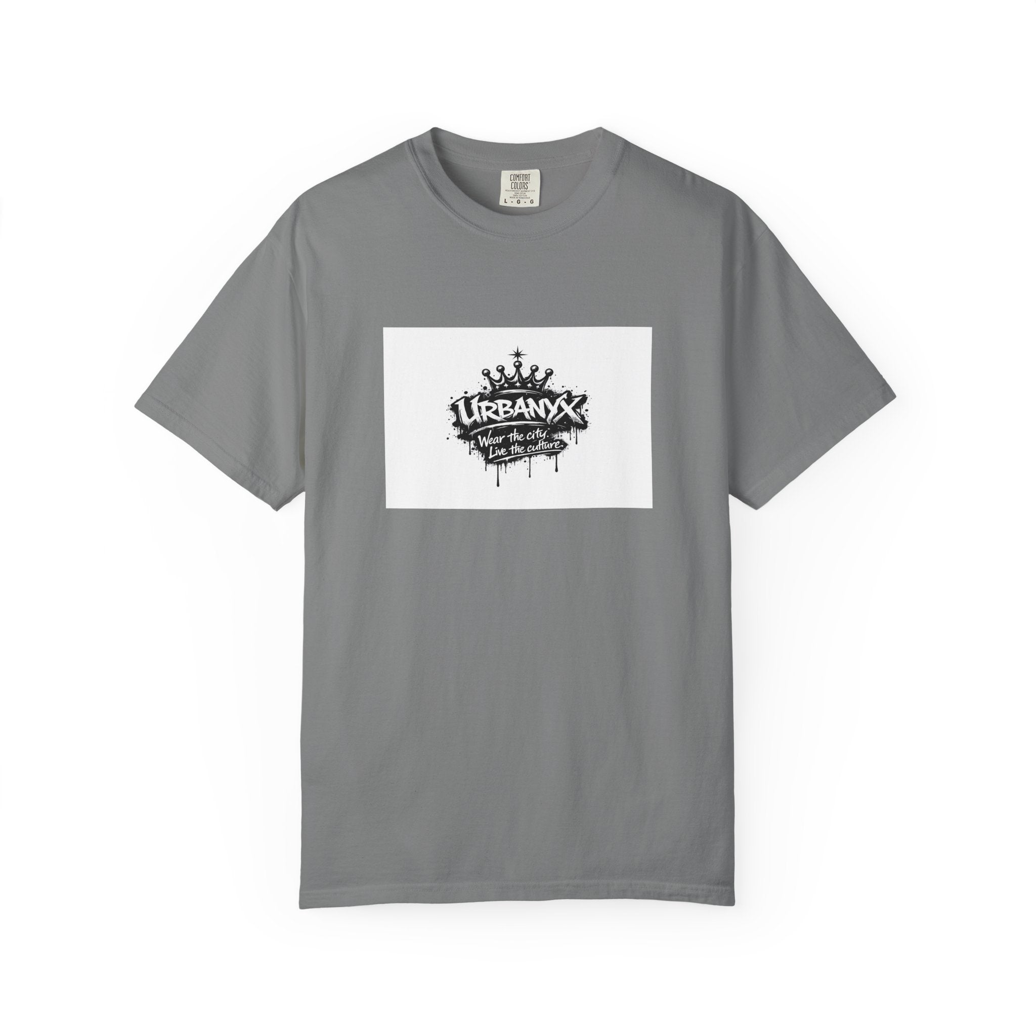 Urban Crown Graphic T-Shirt — "URBANYC" Distressed Logo Tee