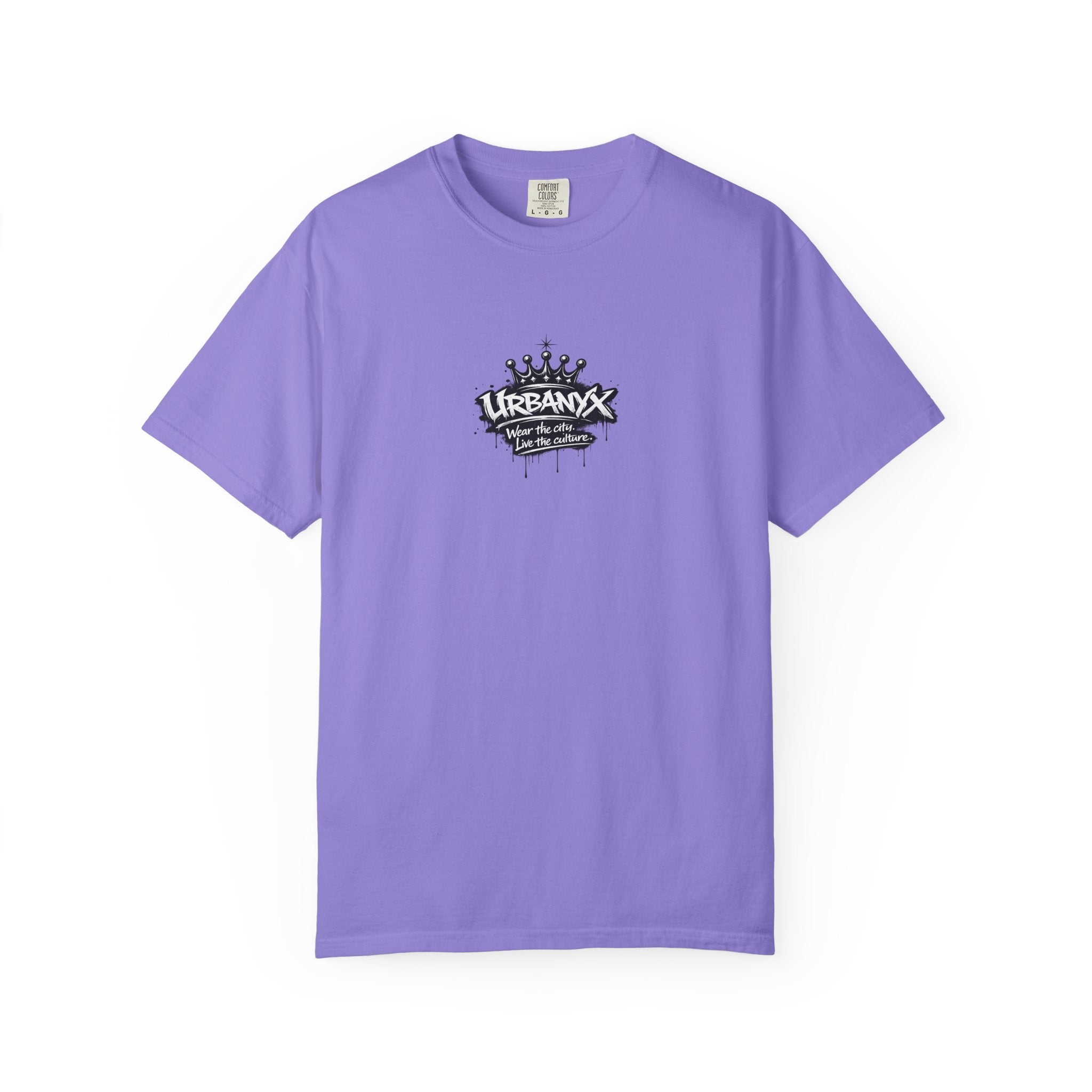 UrbanX Crown Logo T-Shirt — Small Chest Graphic Streetwear Tee