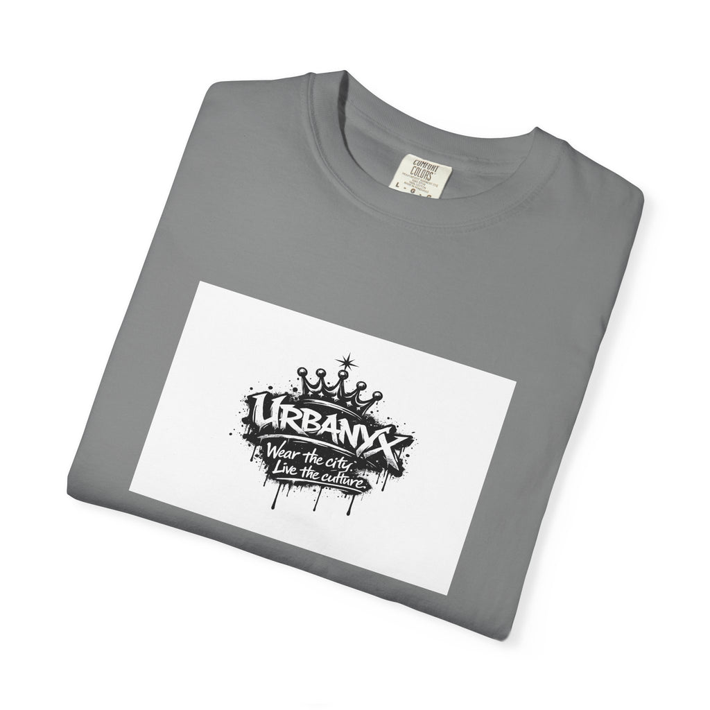 Urban Crown Graphic T-Shirt — "URBANYC" Distressed Logo Tee