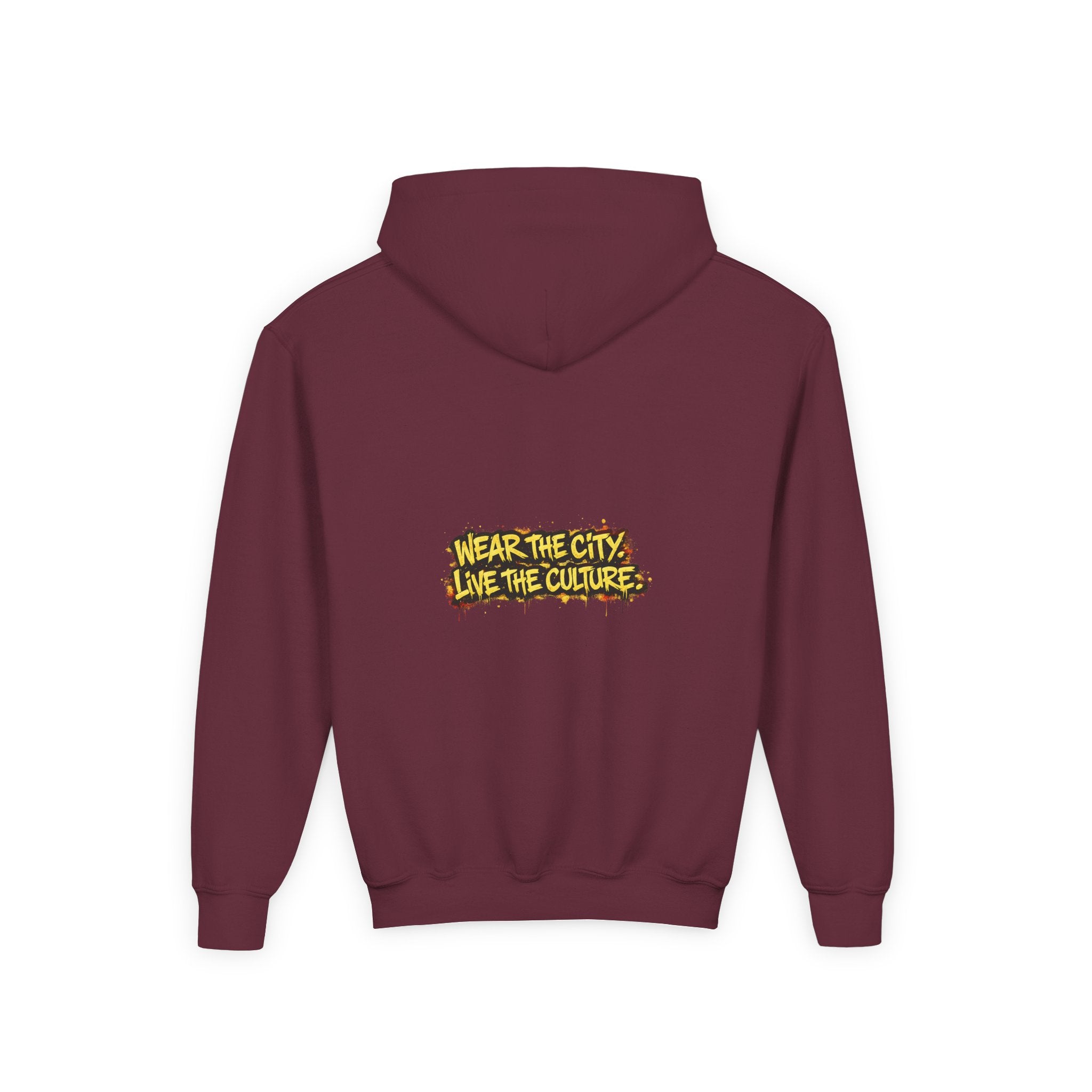 UrbanyX Youth Hoodie — UrbanX Graffiti Crown "Wear the City, Live the Culture" Streetwear
