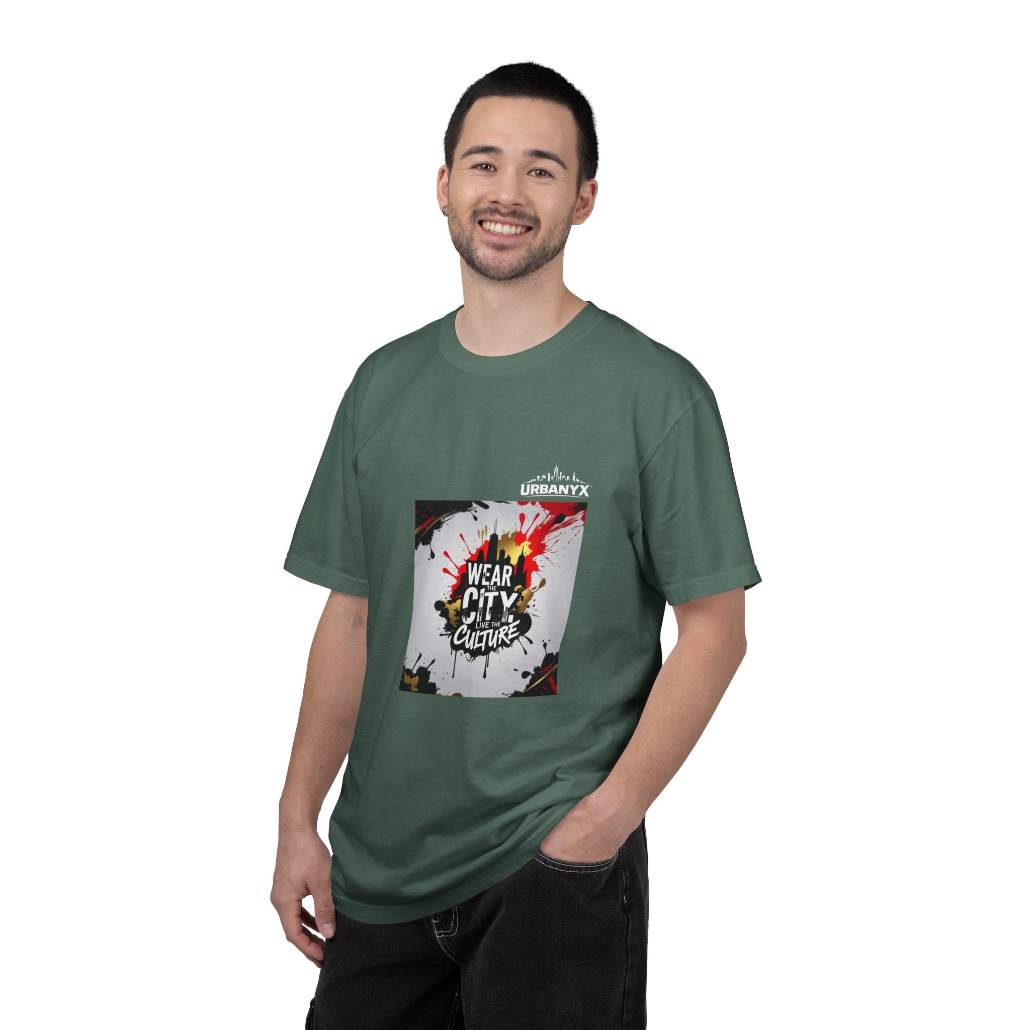 UrbanyX City Culture Splash T-Shirt — "Wear City Culture" Graphic Tee