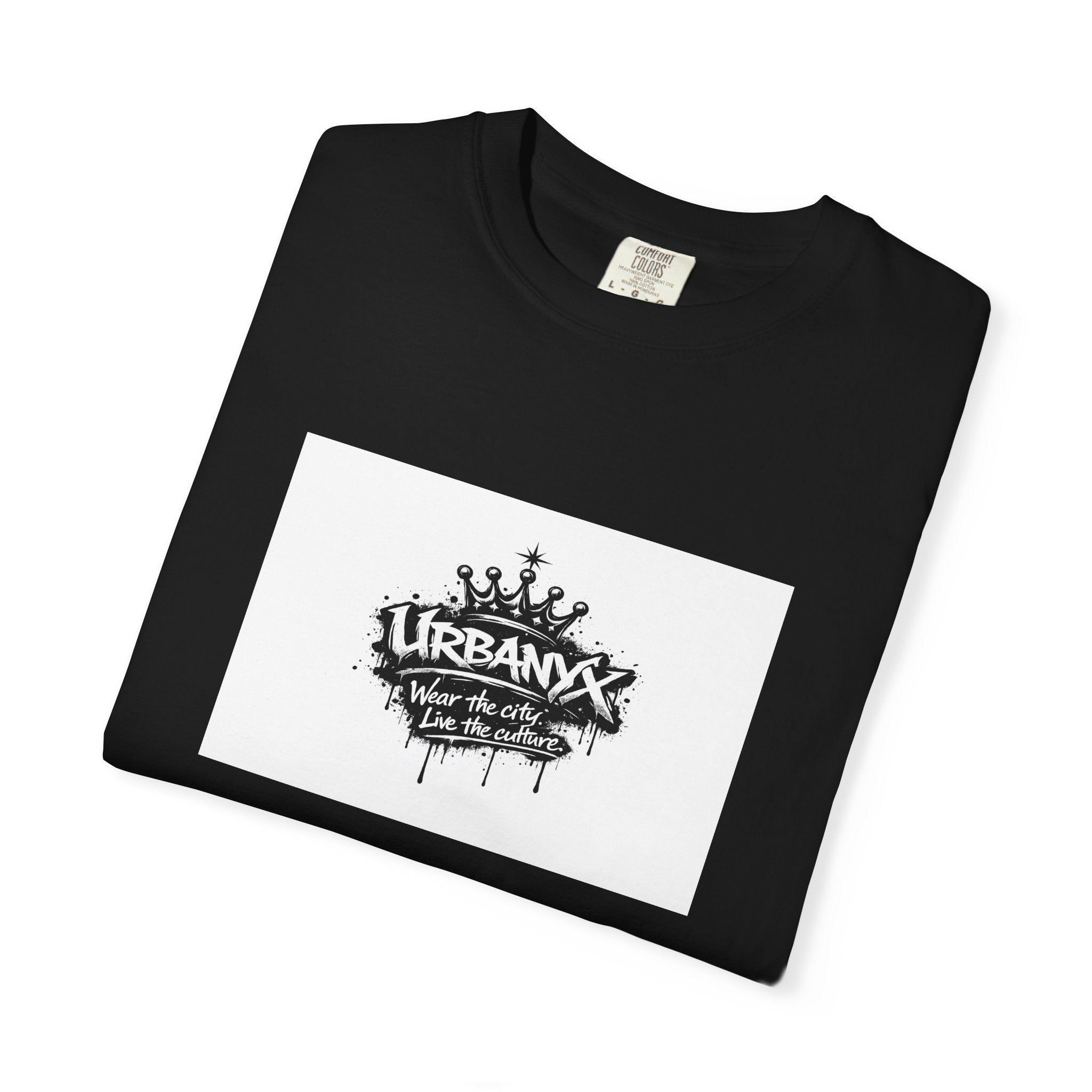 Urban Crown Graphic T-Shirt — "URBANYC" Distressed Logo Tee