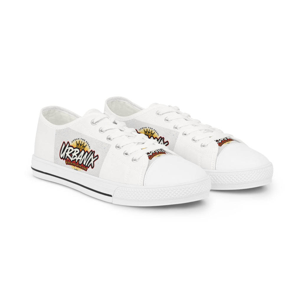 Urbanyv Low Top Sneakers — Urban Graffiti Logo Casual Shoes