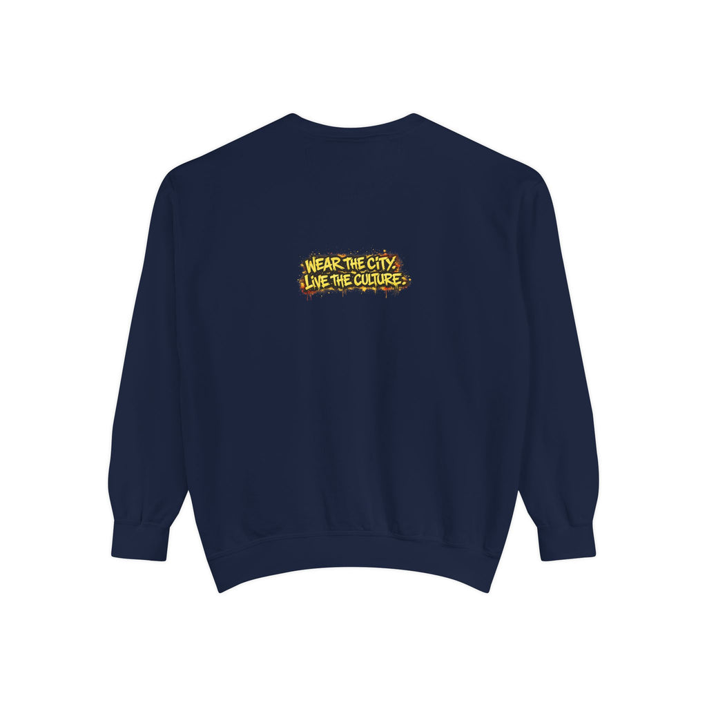 Urbanyx City Crewneck Sweatshirt — "Wear The City, Like The Culture" Graphic