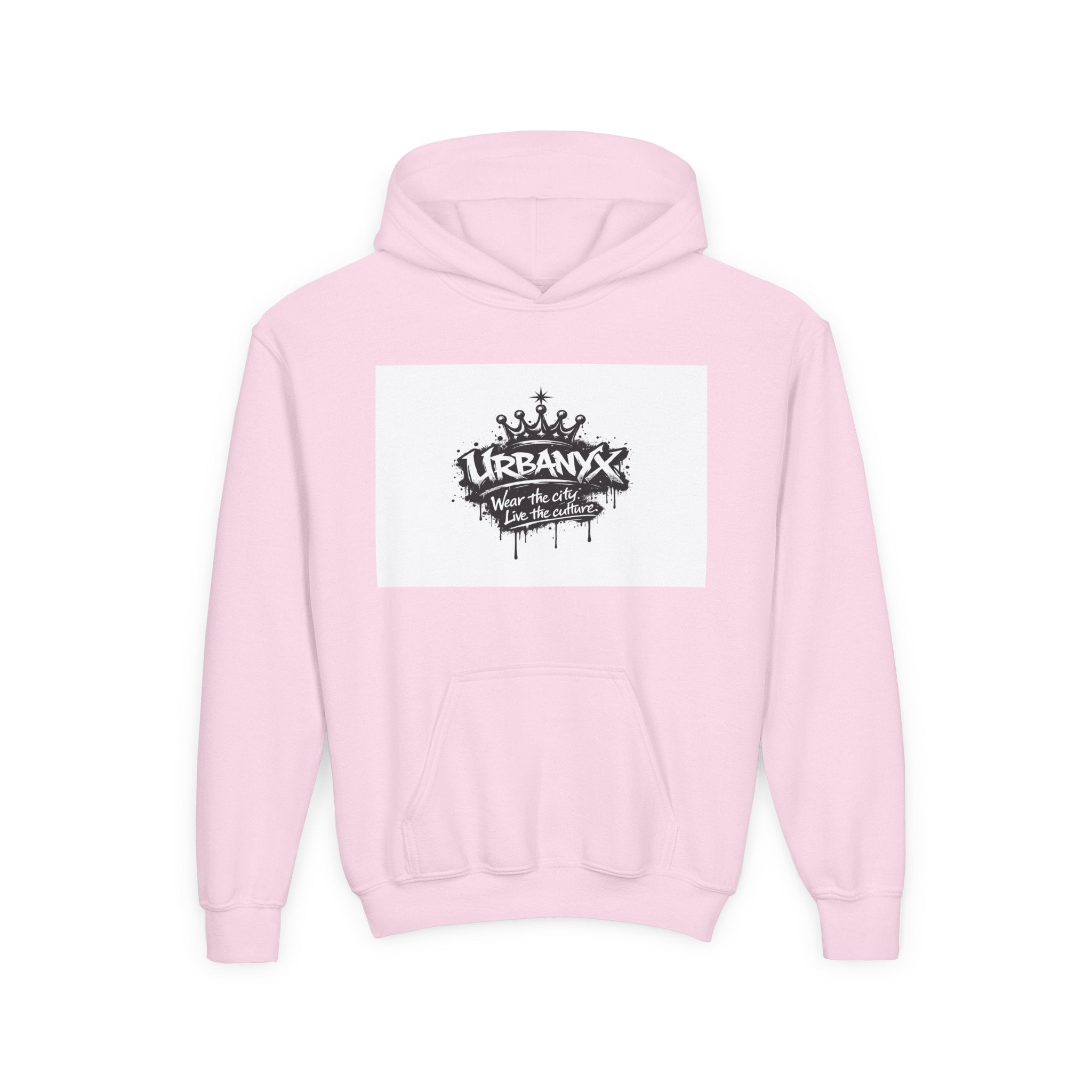 UrbanyX Youth Hoodie — UrbanX Graffiti Crown "Wear the City, Live the Culture" Streetwear