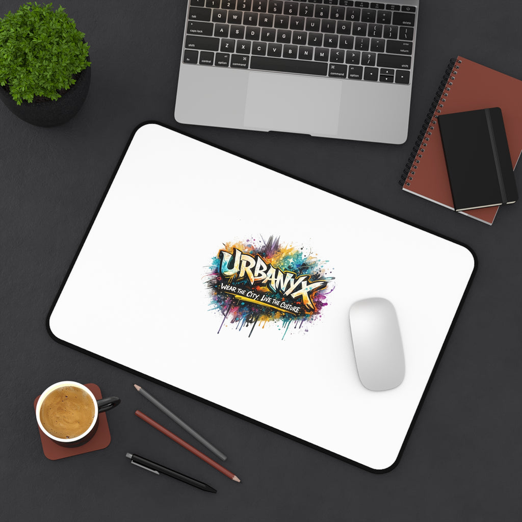 Urbanyx Desk Mat — UrbanX Graffiti Logo Desk Mat ("Urbanx: Where the City Lives the Culture")