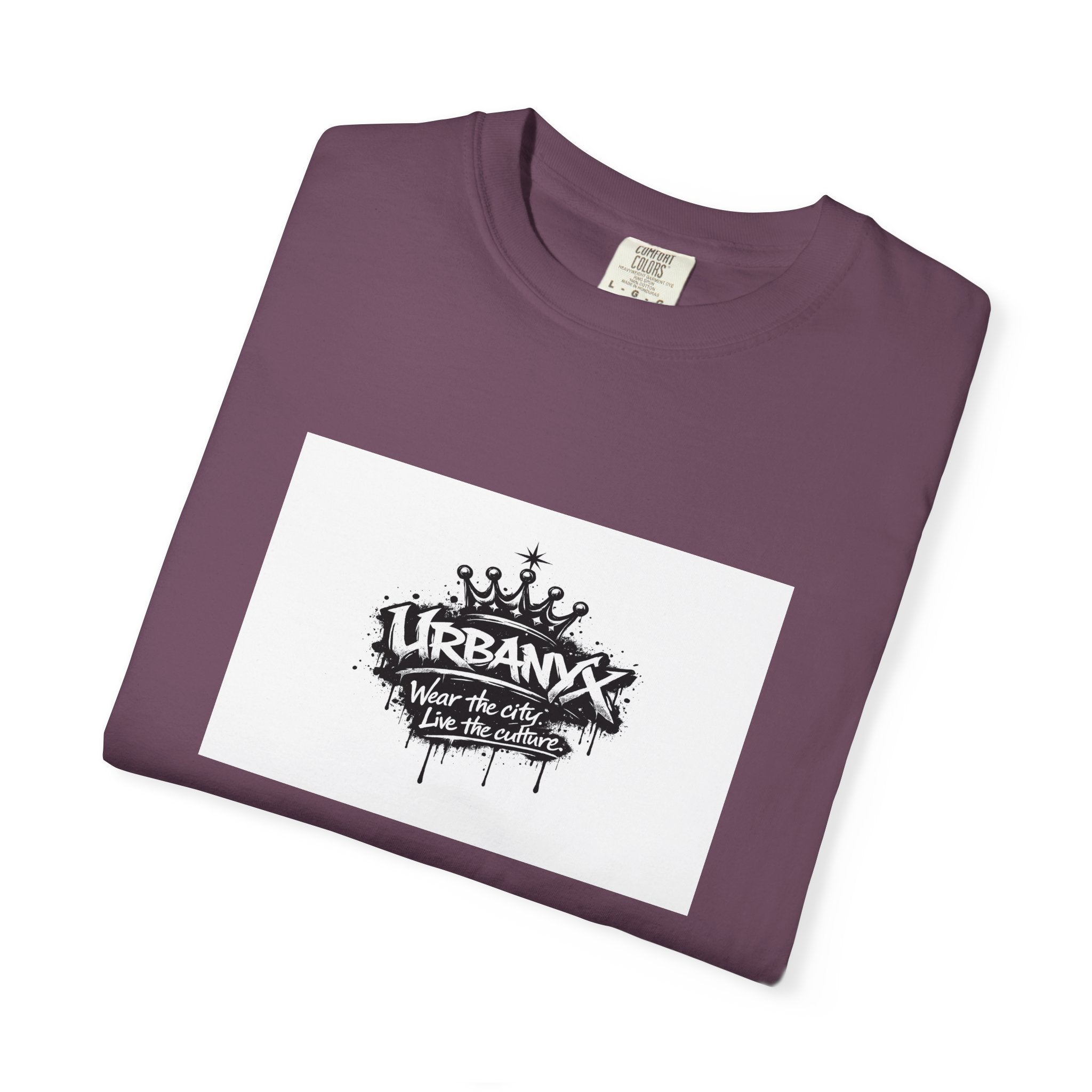 Urban Crown Graphic T-Shirt — "URBANYC" Distressed Logo Tee