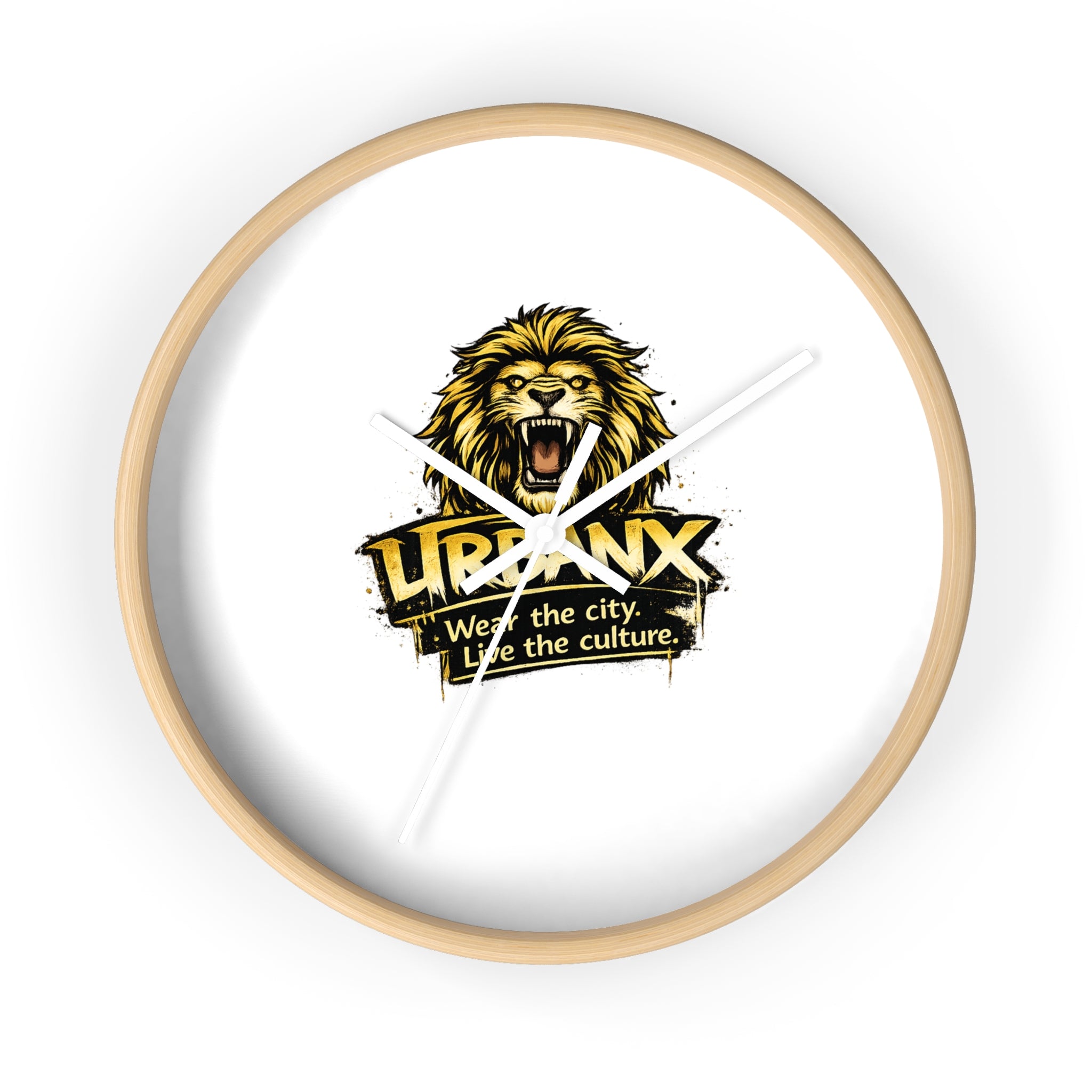 Urbanyx Wall Clock — UrbanX "Wear the city, Live the culture" Decorative Clock