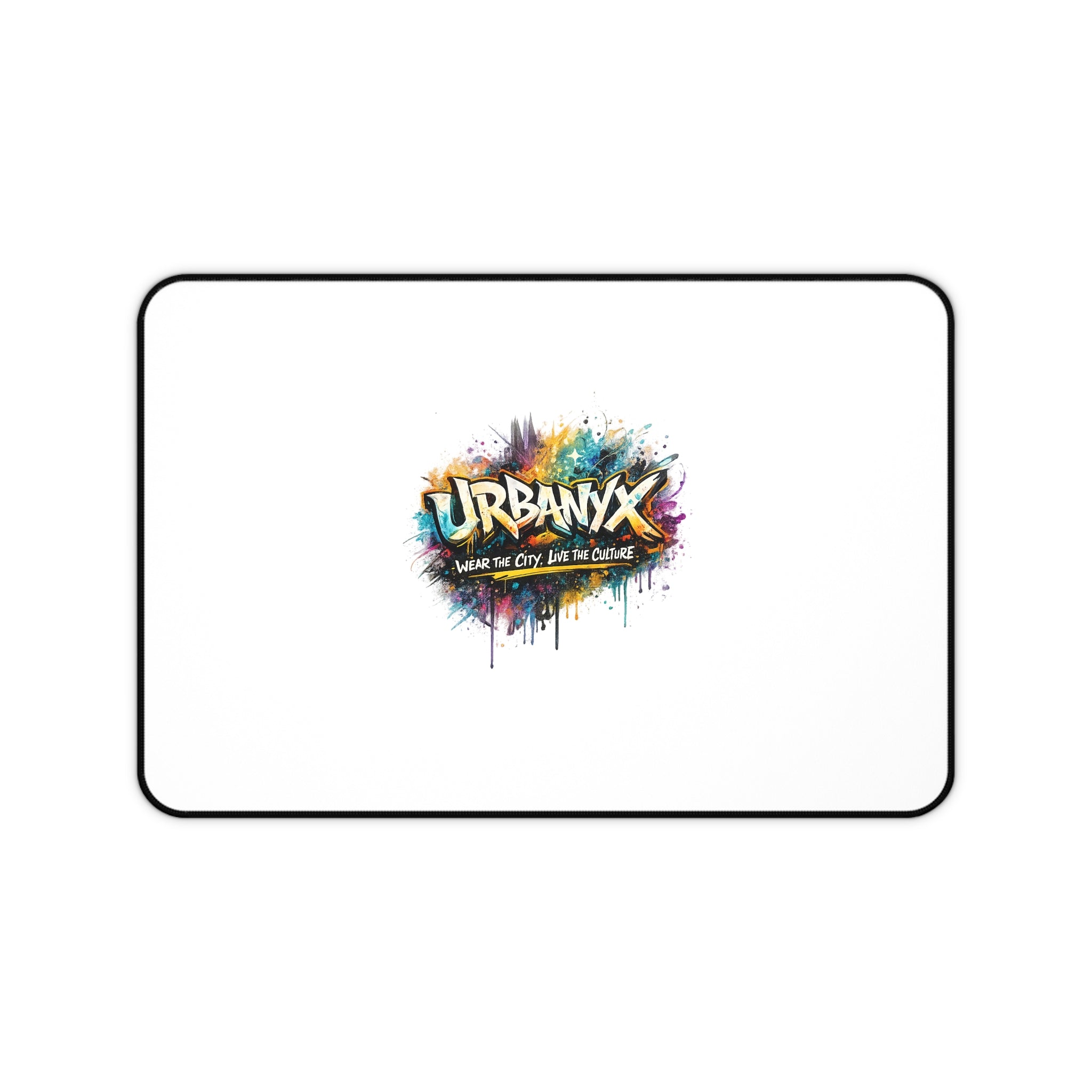 Urbanyx Desk Mat — UrbanX Graffiti Logo Desk Mat ("Urbanx: Where the City Lives the Culture")