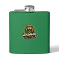 Urbanyx Flask — UrbanX Lion Logo 6oz Stainless Steel Hip Flask