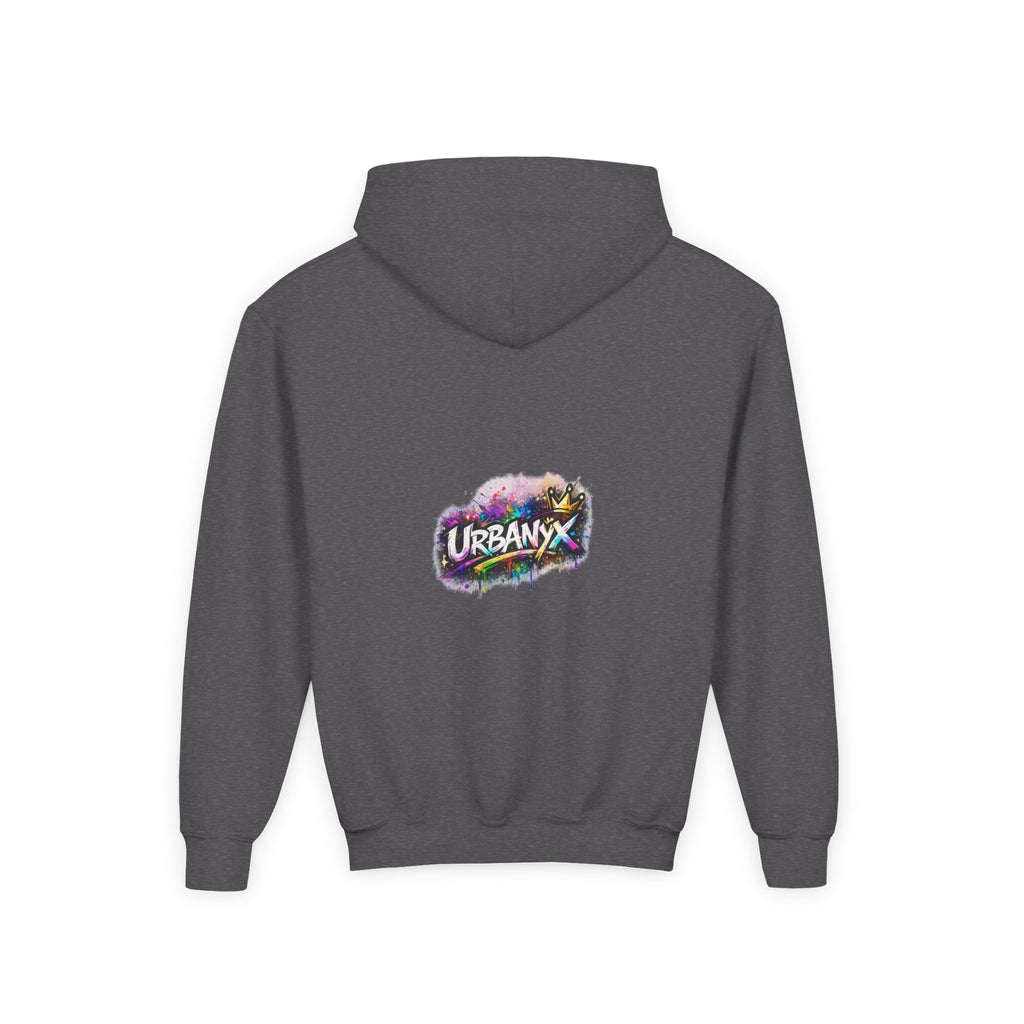 Urbanyx Youth Hoodie with Urban Graffiti 'UrbanX' Logo