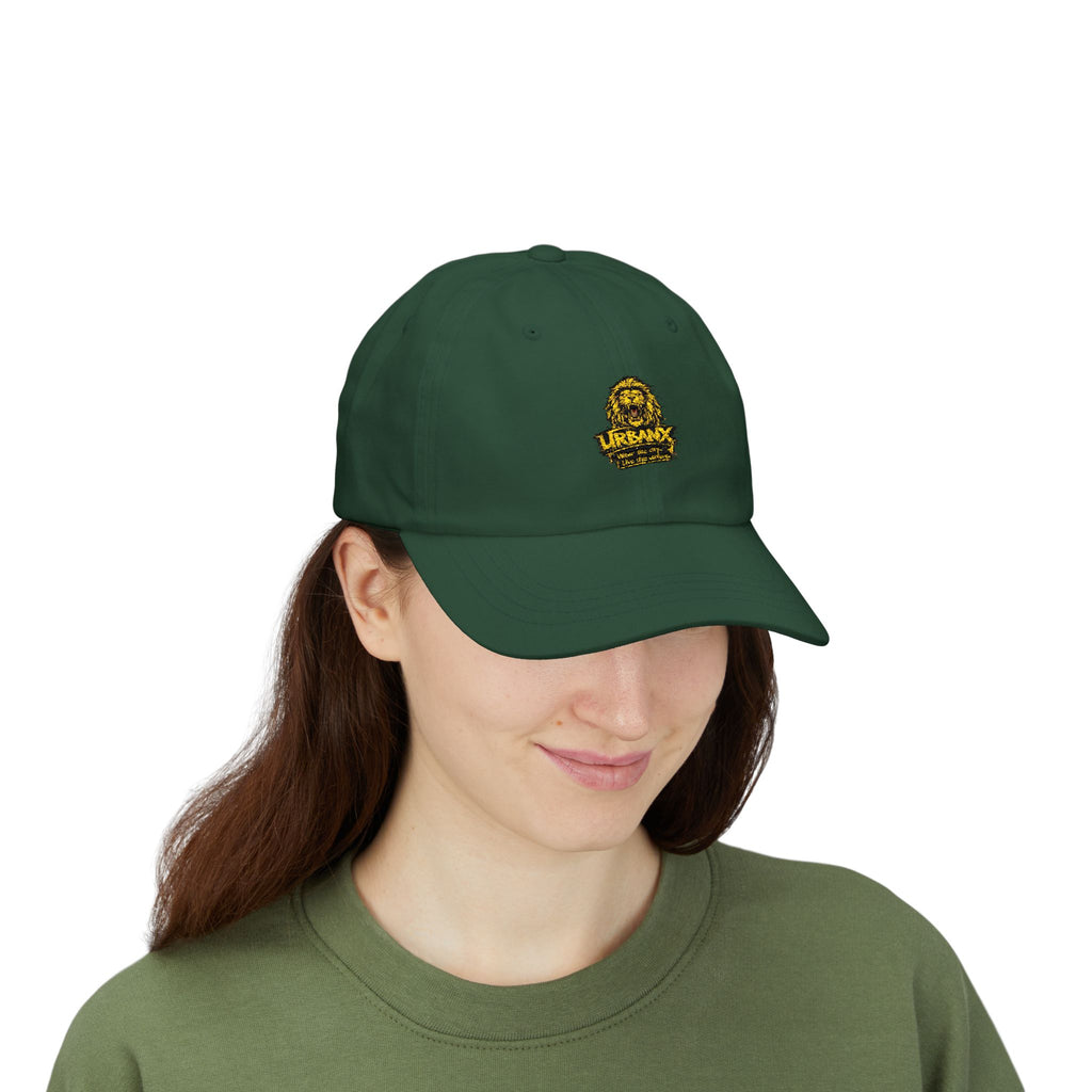 Urbanyx Dad Cap — UrbanX Lion Logo Embroidered Baseball Hat