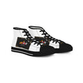 High Top Sneakers — Urban Graffiti Logo Men's Casual Shoes
