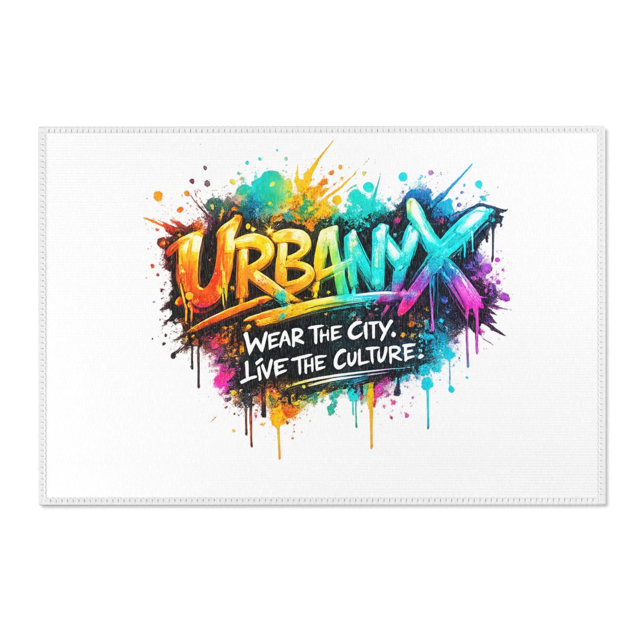 Urbanyx Graffiti Area Rug — "Wear the City, Live the Culture"