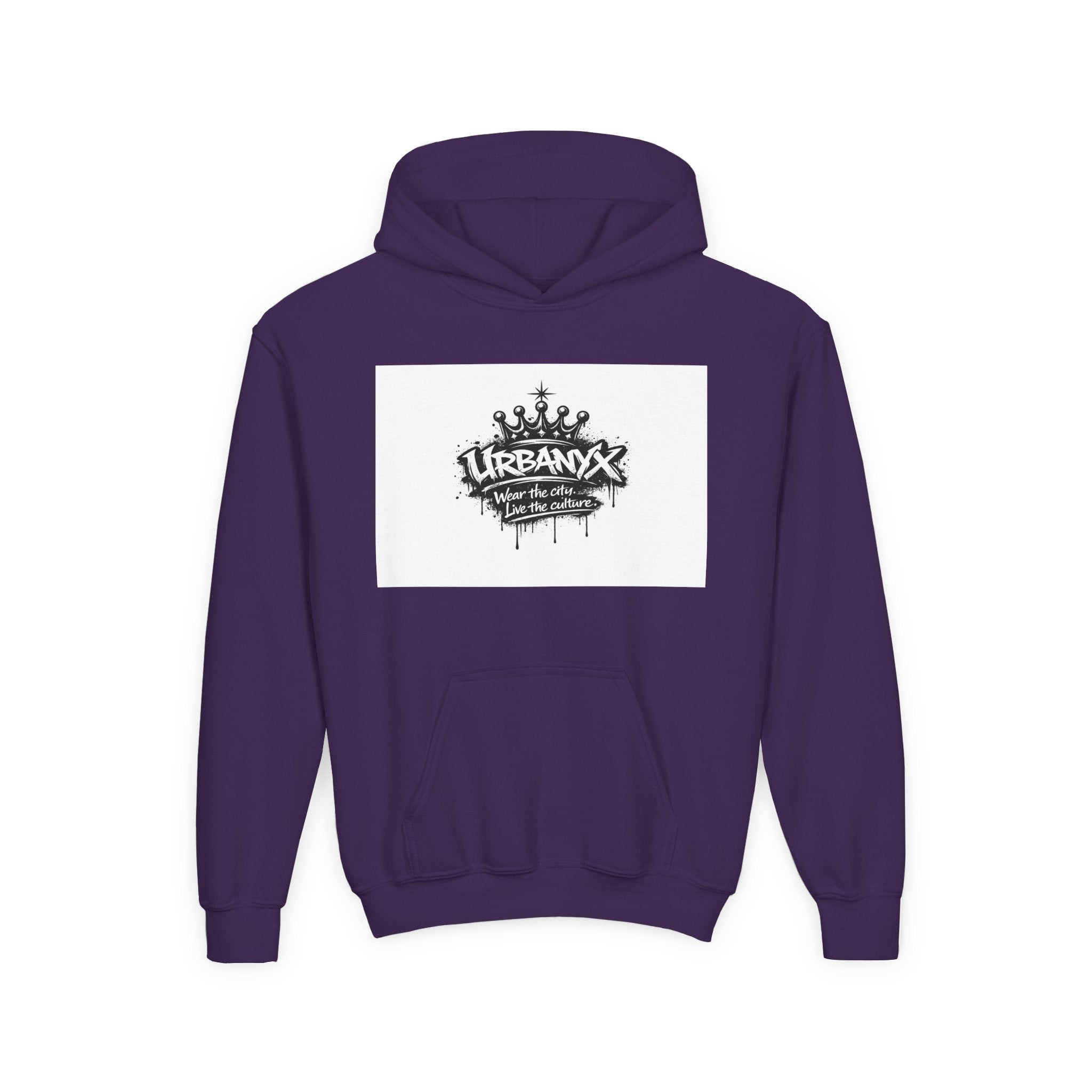 Urbanyx Youth Hoodie with Urban Graffiti 'UrbanX' Logo