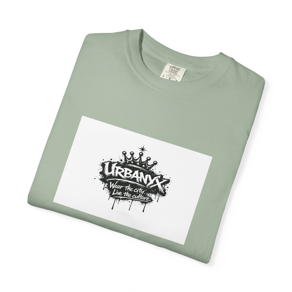Urban Crown Graphic T-Shirt — "URBANYC" Distressed Logo Tee