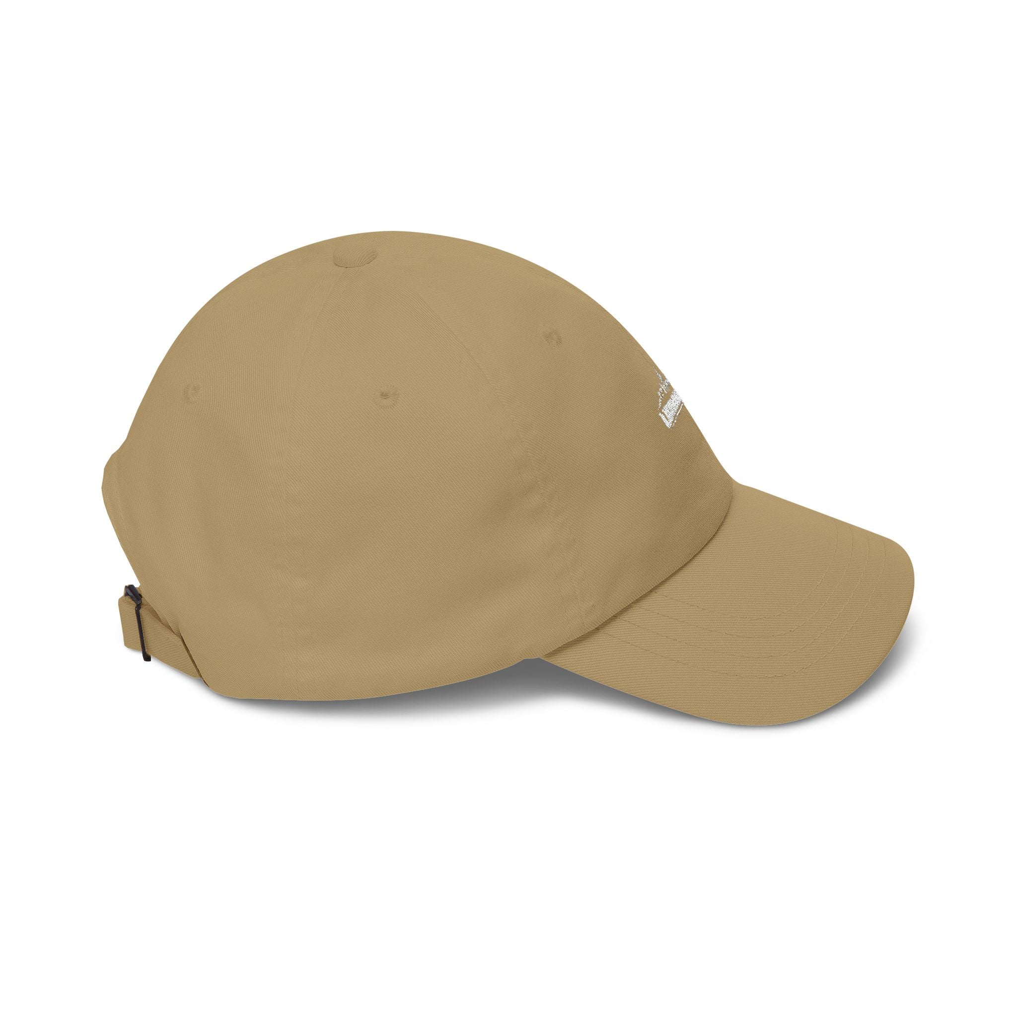 Urbanyx Dad Cap — Minimalist White Skyline Embroidered Hat