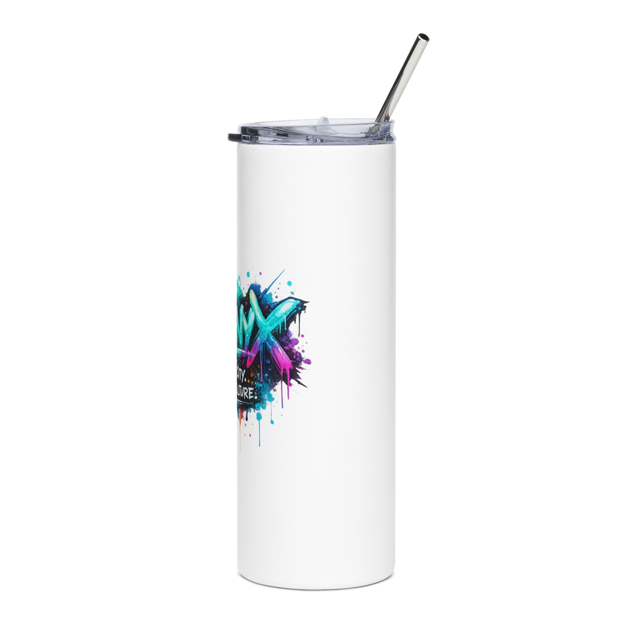 Urbanyx Graffiti 20oz Stainless Tumbler — "Wear the City, Live the Culture"