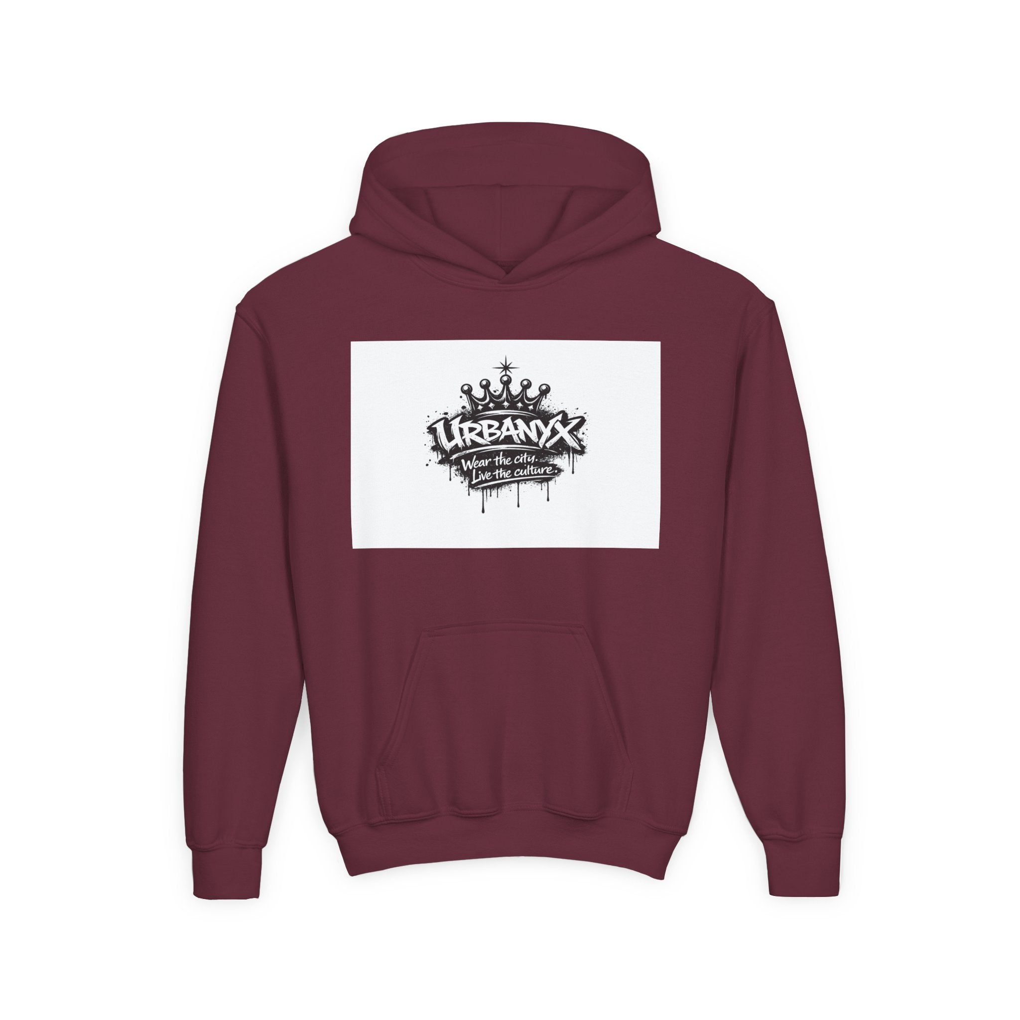Urbanyx Youth Hoodie with Urban Graffiti 'UrbanX' Logo