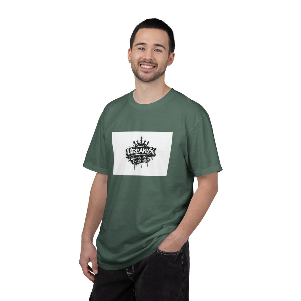 Urban Crown Graphic T-Shirt — "URBANYC" Distressed Logo Tee