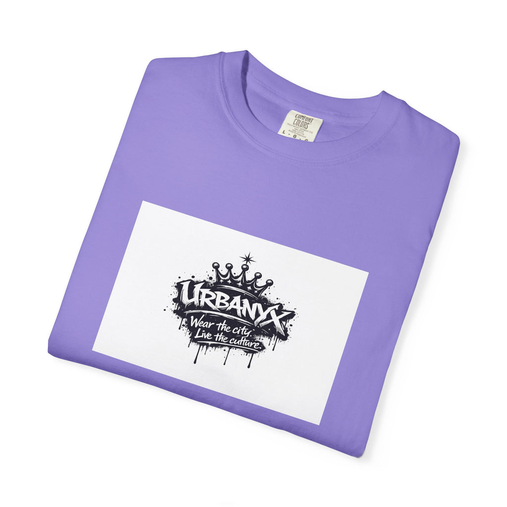 Urban Crown Graphic T-Shirt — "URBANYC" Distressed Logo Tee