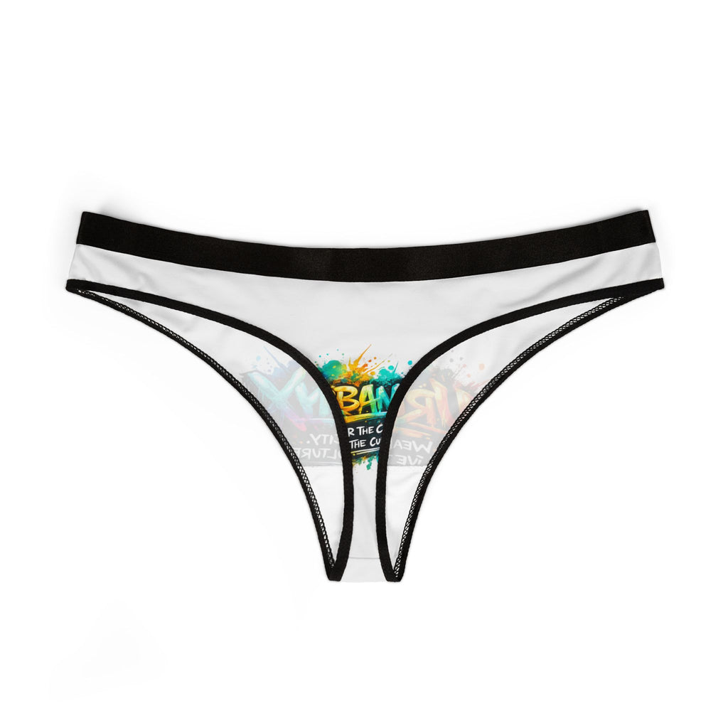 Urbanyx Graphic Thong — Urban Vibes 'Urban Mix' Graffiti Print Women's Thong