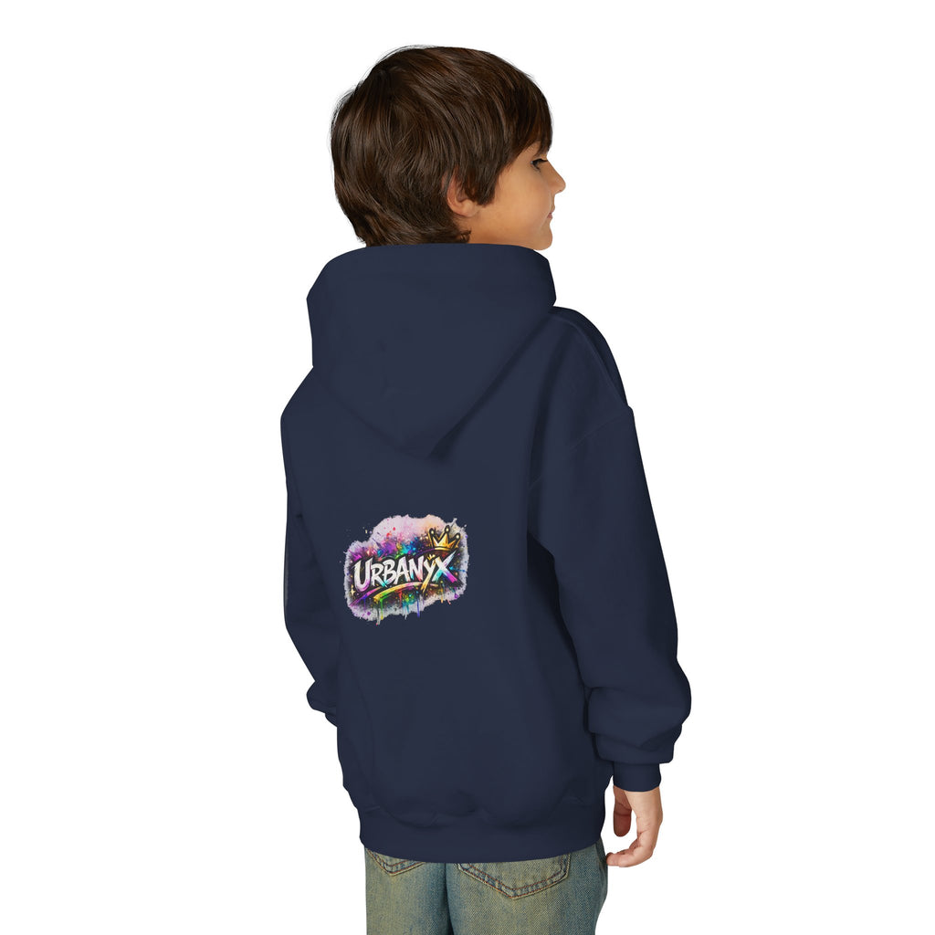 Urbanyx Youth Hoodie with Urban Graffiti 'UrbanX' Logo