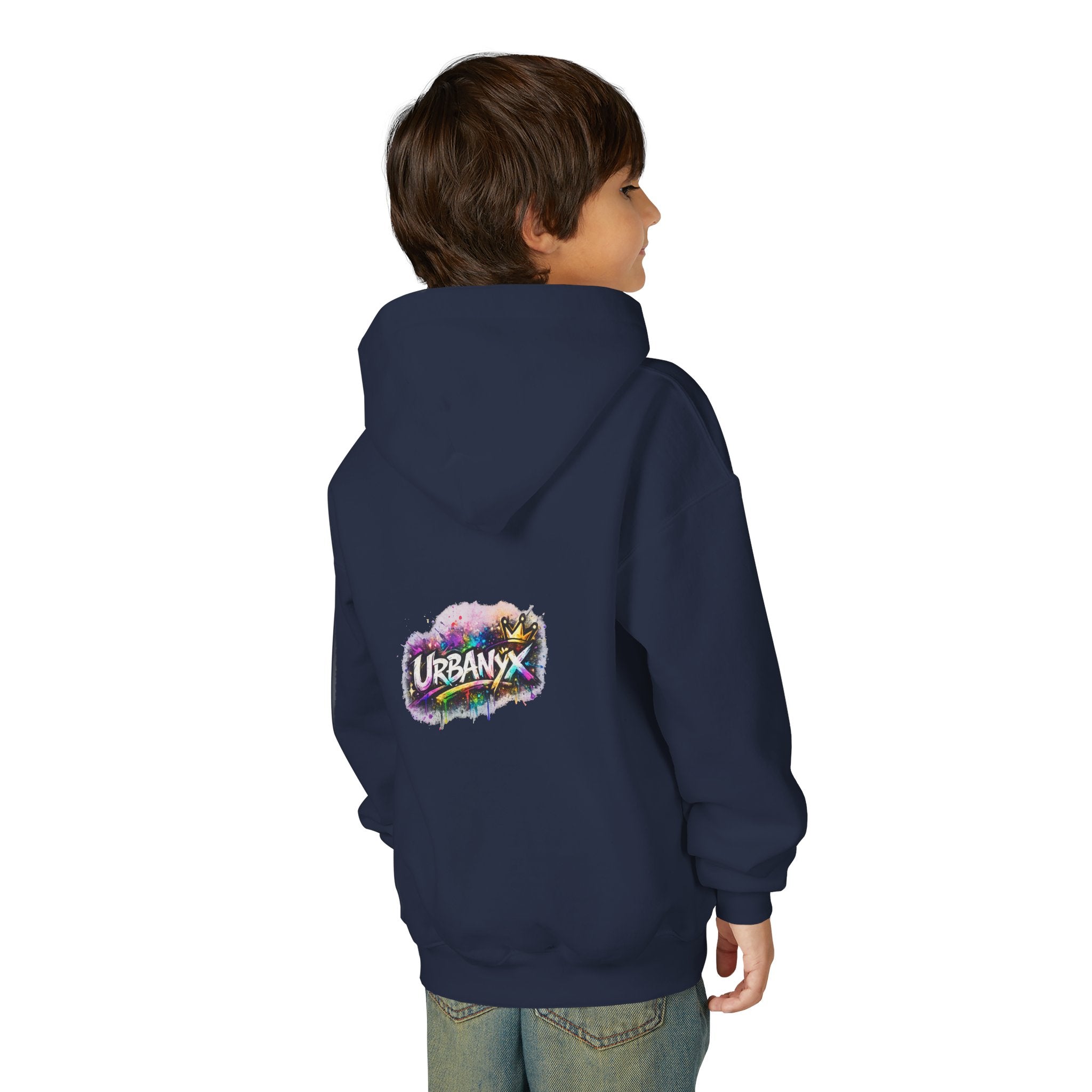 Urbanyx Youth Hoodie with Urban Graffiti 'UrbanX' Logo