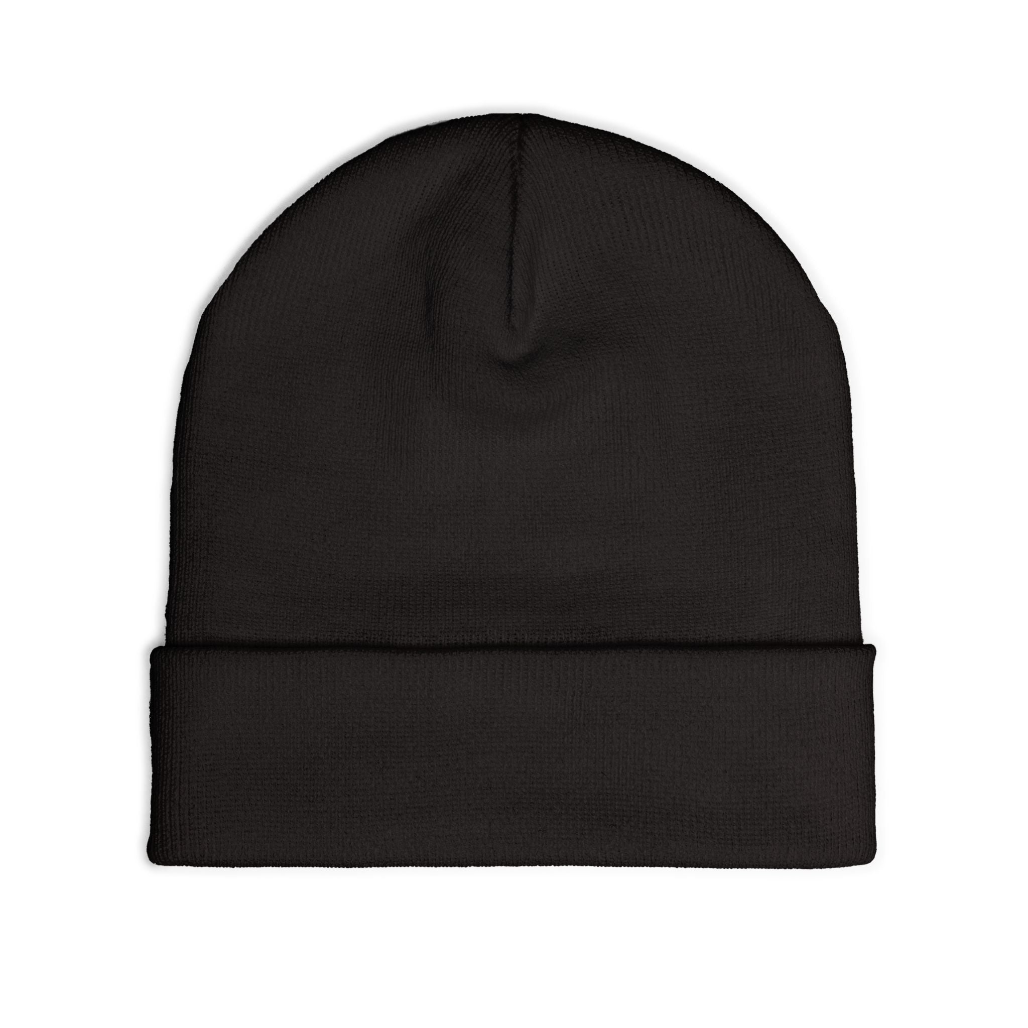 Urbanyx Embroidered Lion Crest Knit Beanie — Urban Vintage Logo Winter Hat