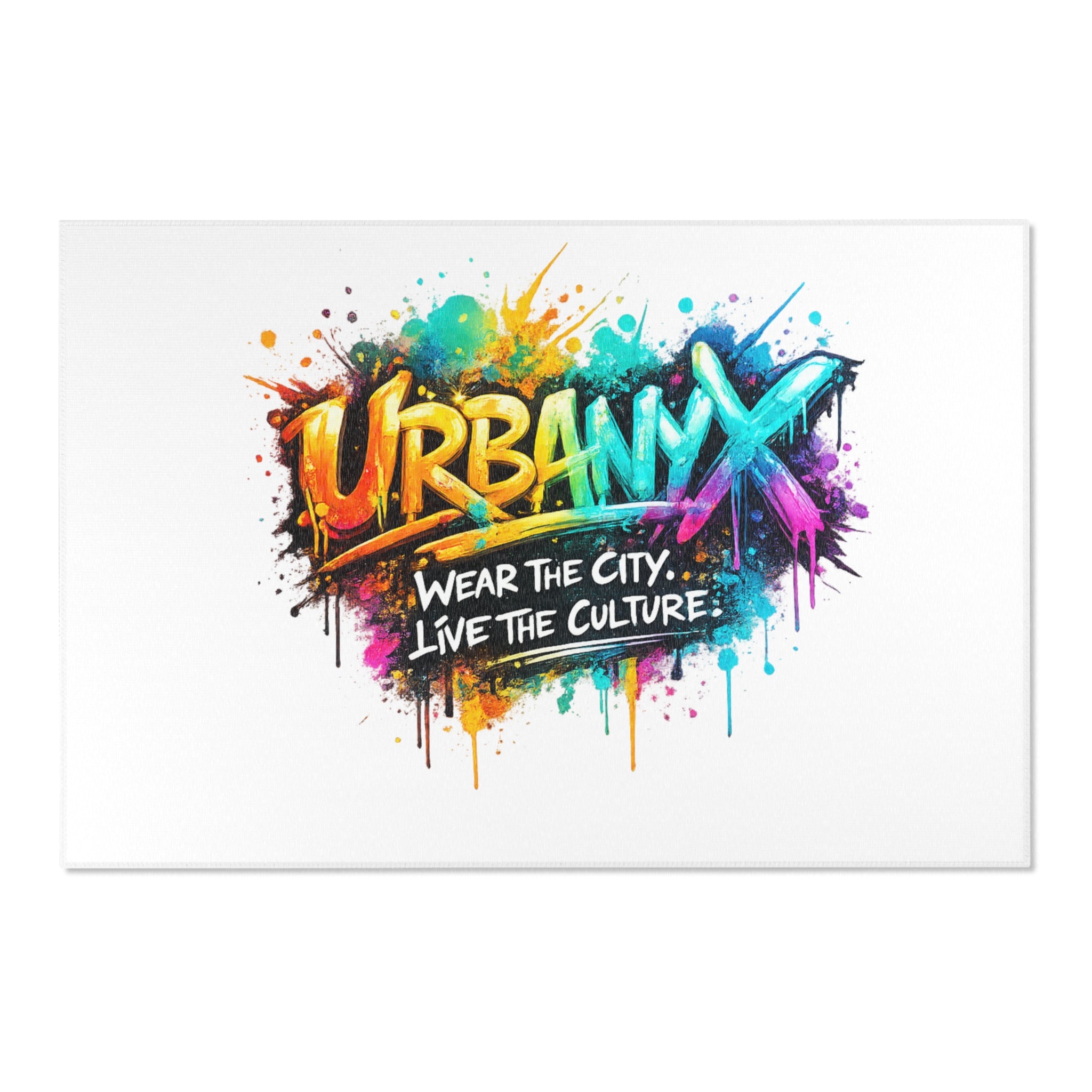 Urbanyx Graffiti Area Rug — "Wear the City, Live the Culture"